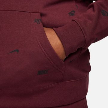 Nike Sportswear Kapuzensweatshirt CLUB FLEECE+ MEN'S ALLOVER PRINT PULLOVER HOODIE