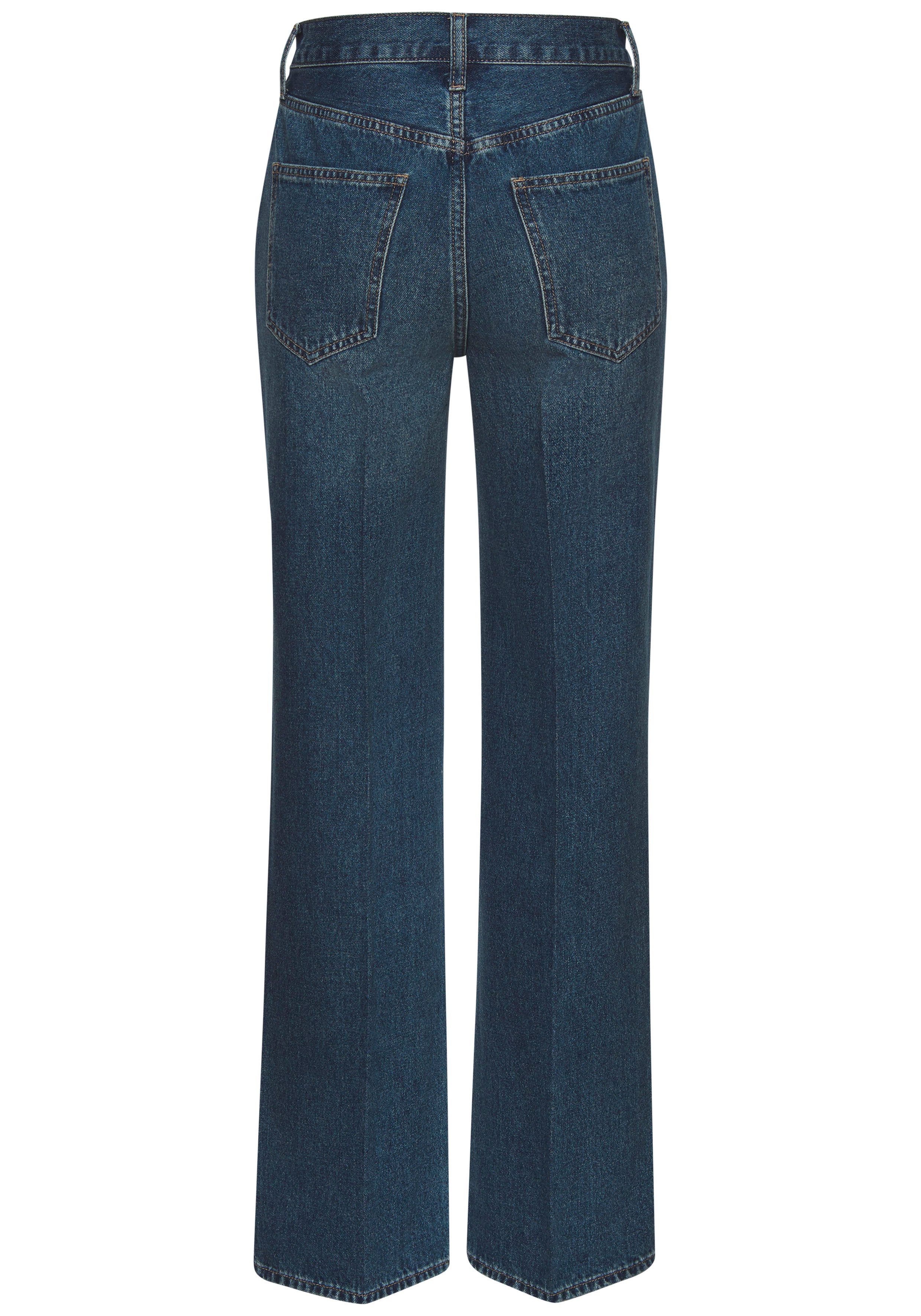 LASCANA Weite Jeans mit hohem Bund günstig online kaufen