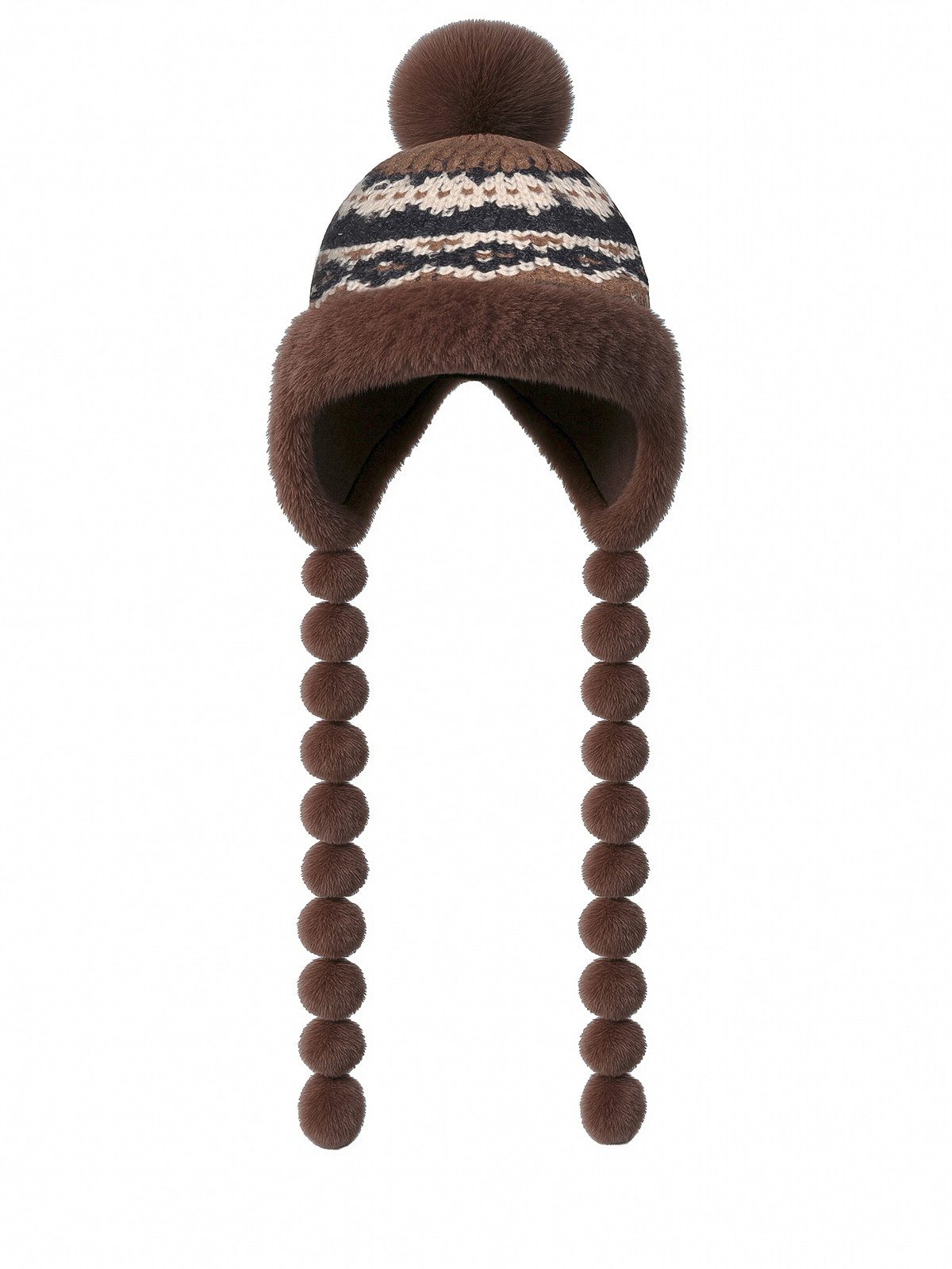 simaranda Strickmütze Damen Mütze 505 Braun günstig online kaufen