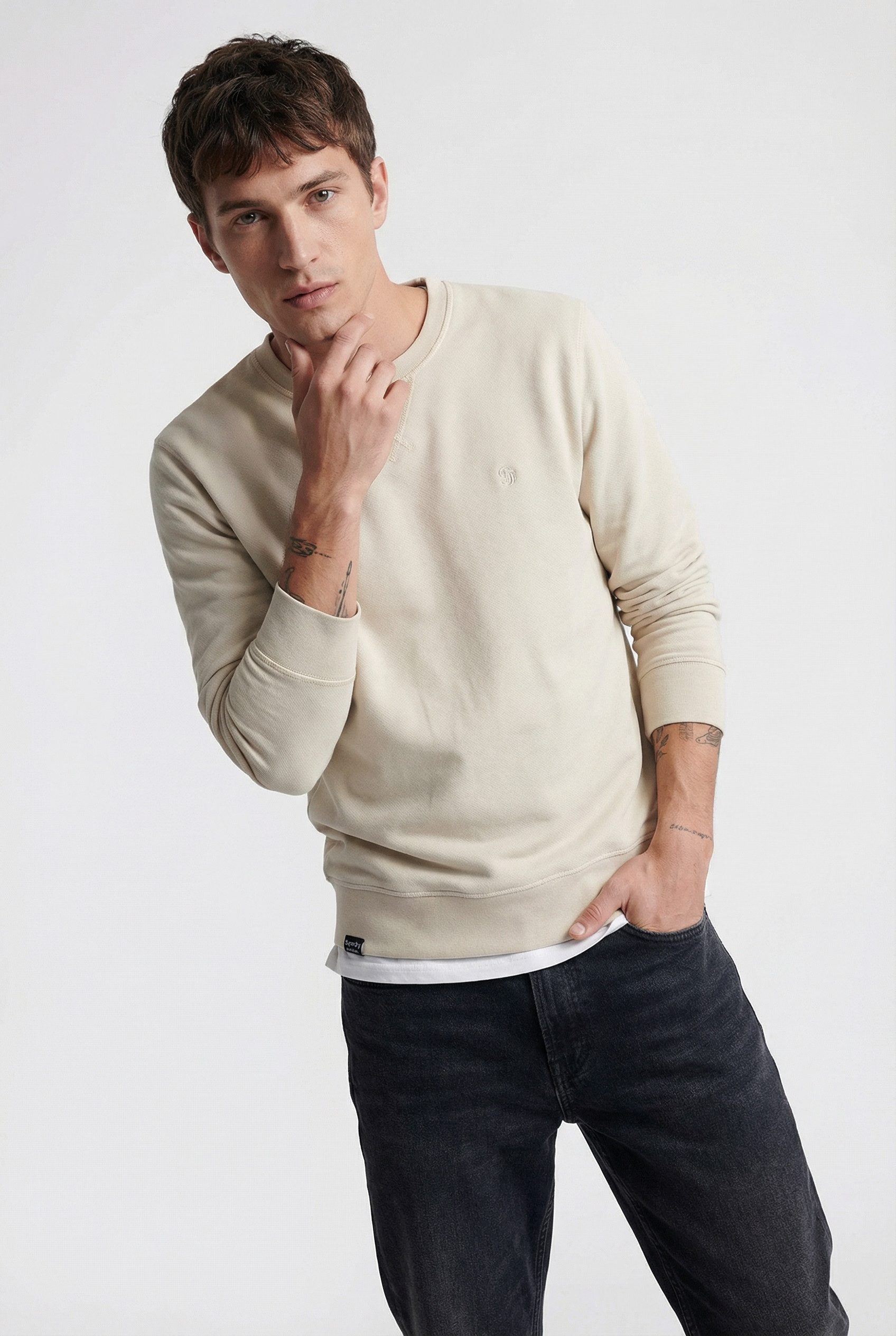 Superdry Sweatshirt CLASSIC ESSENTIAL SWEATSHIRT günstig online kaufen