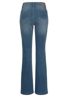 H.I.S Bootcut-Jeans High-Waist wassersparende Produktion durch OZON WASH