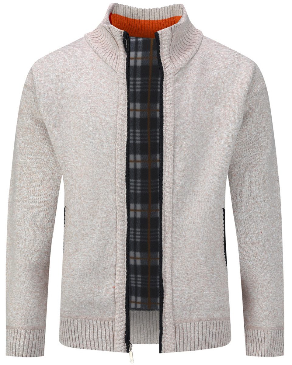 Allthemen Cardigan Gefüttert Cardigan Grobstrick Pullover günstig online kaufen