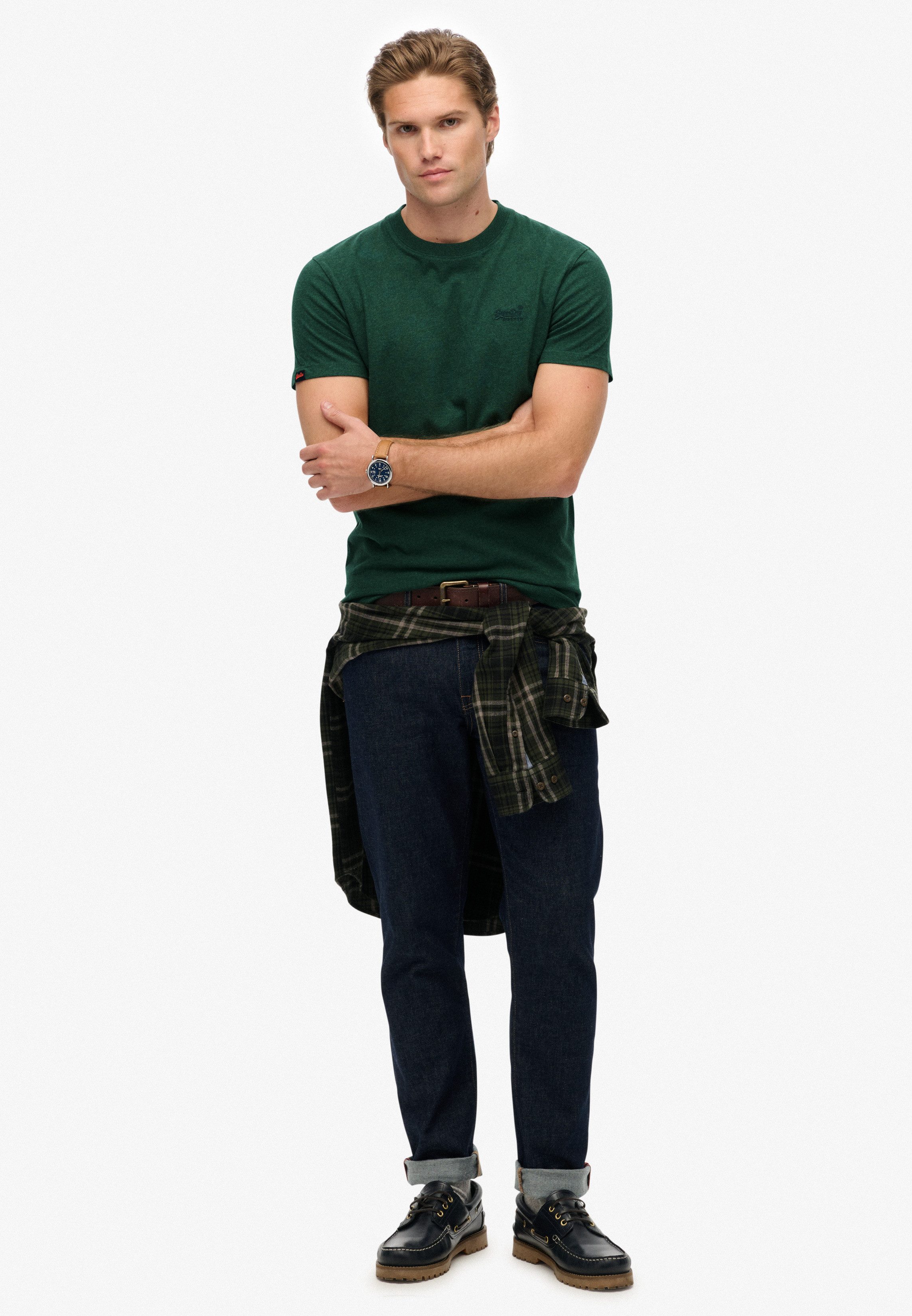 Superdry Rundhalsshirt ESSENTIAL LOGO EMB TEE