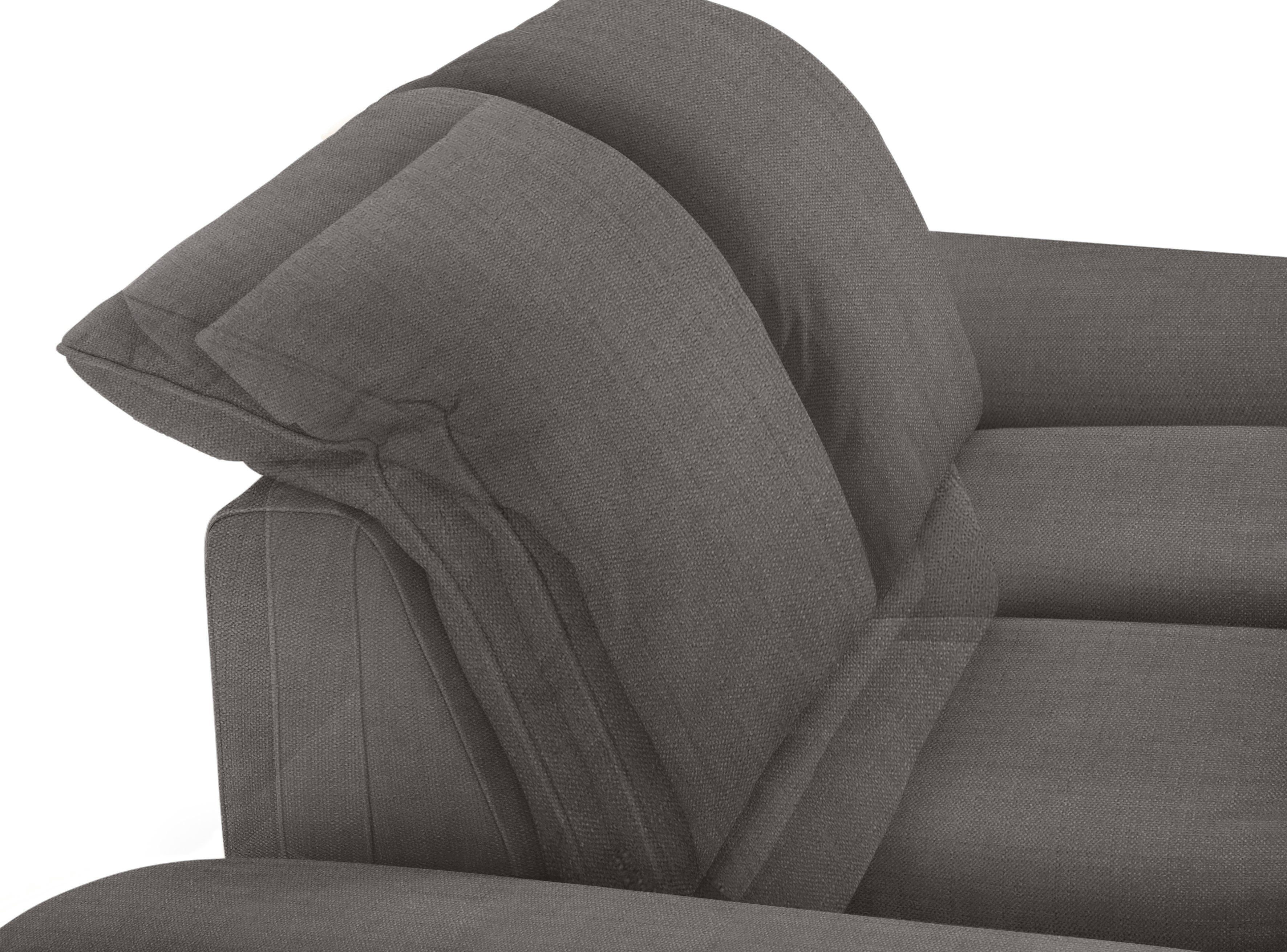 W.SCHILLIG 2,5-Sitzer enjoy&MORE, Sitztiefenverstellung, Füße bronze pulverbeschichtet, Breite cm 232