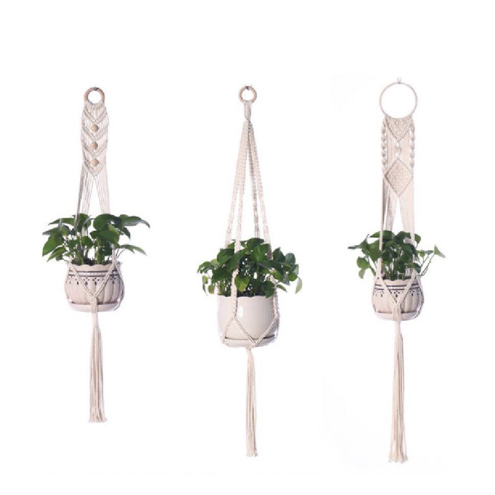 Coonoor Dekohänger Makramee Blumenampel, Blumentopf Pflanzen günstig online kaufen