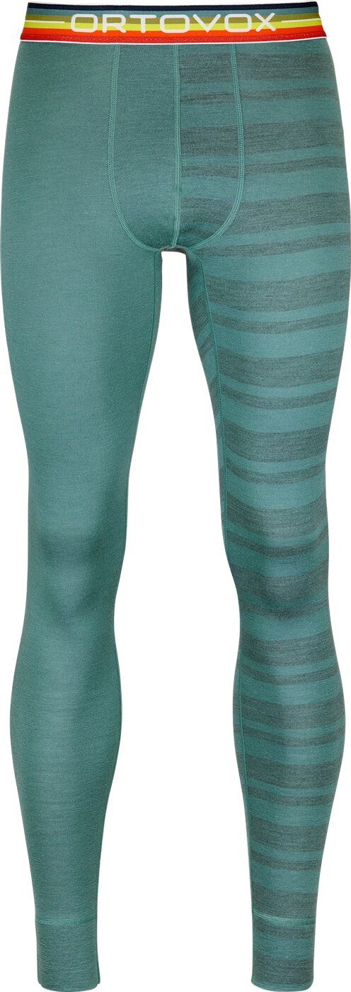Ortovox Lange Unterhose 185 ROCK'N'WOOL LONG PANTS M arctic grey