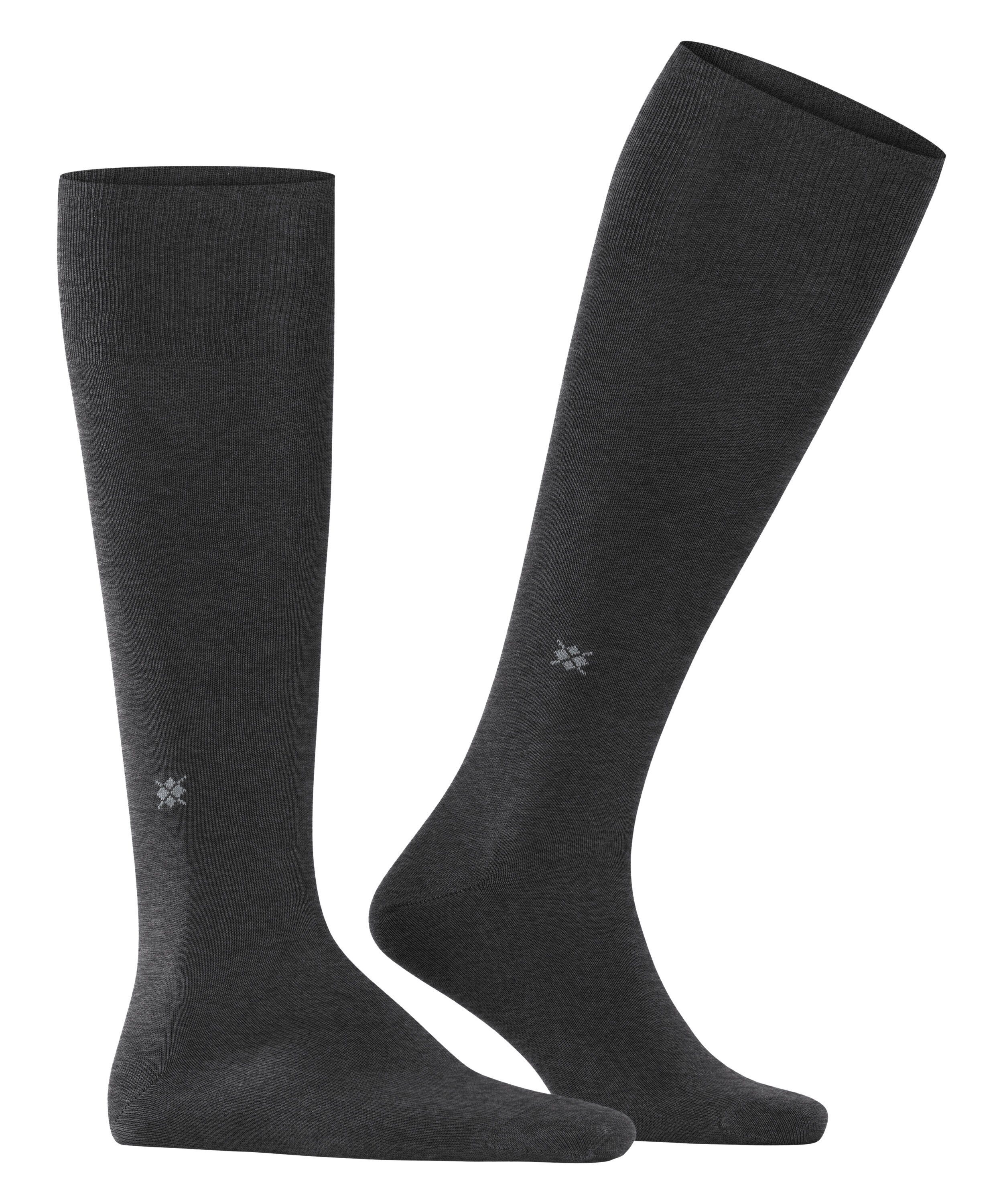 Burlington Kniestrümpfe Burlington Dublin mit feiner Baumwolle Herren (1-Paar) mit feiner Baumwolle