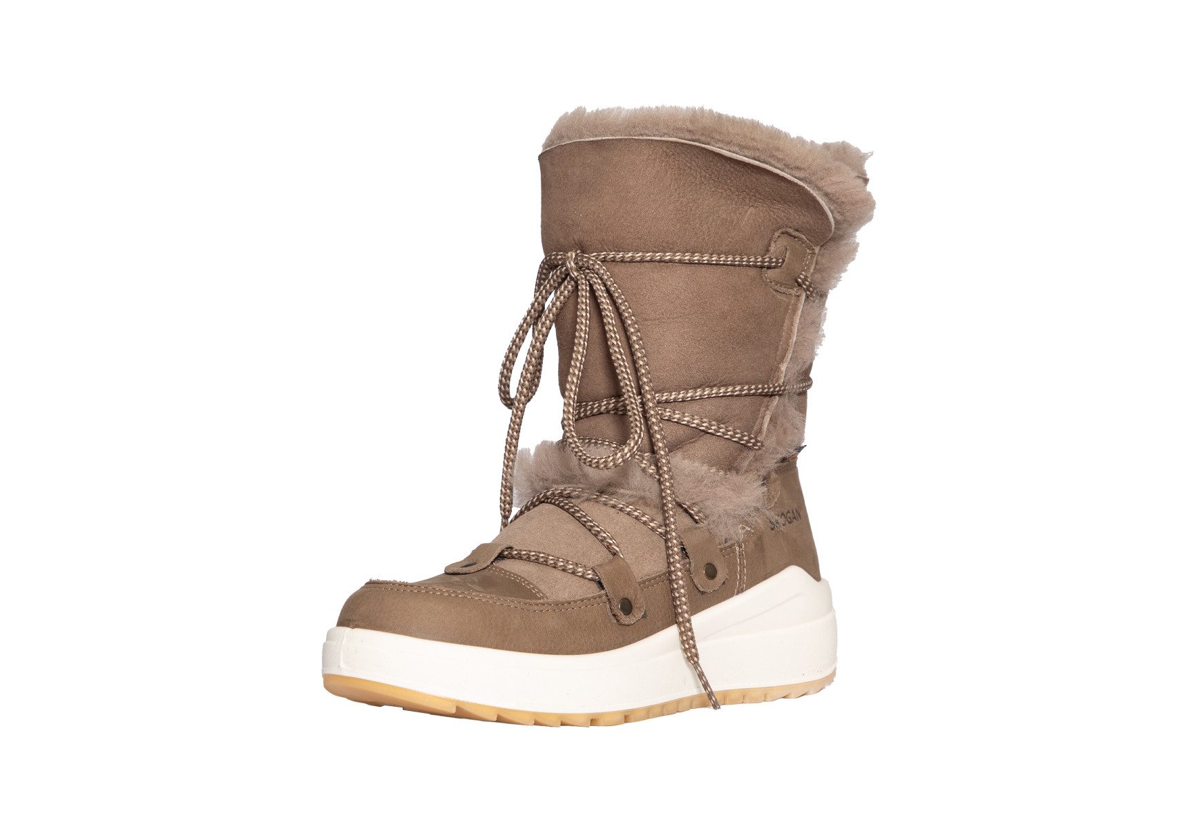 SKOGAN Wannera Lammfell Boot mit wasserdichter Sko-Tex Membrane Winterboots echtes Lammfell