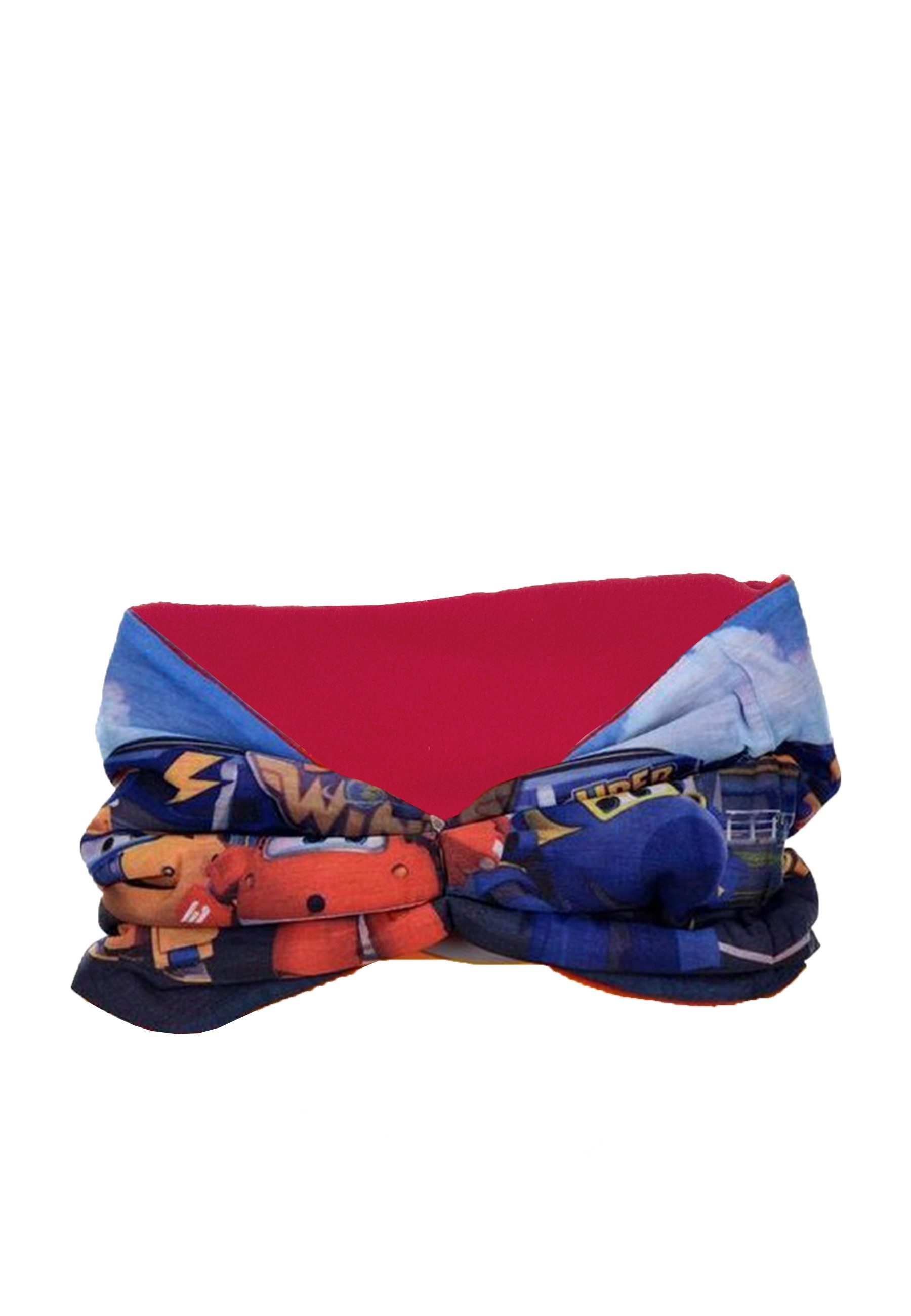 Super Wings Loop Kinder Jungen Winter-Schal Schlauch-Schal, Rot
