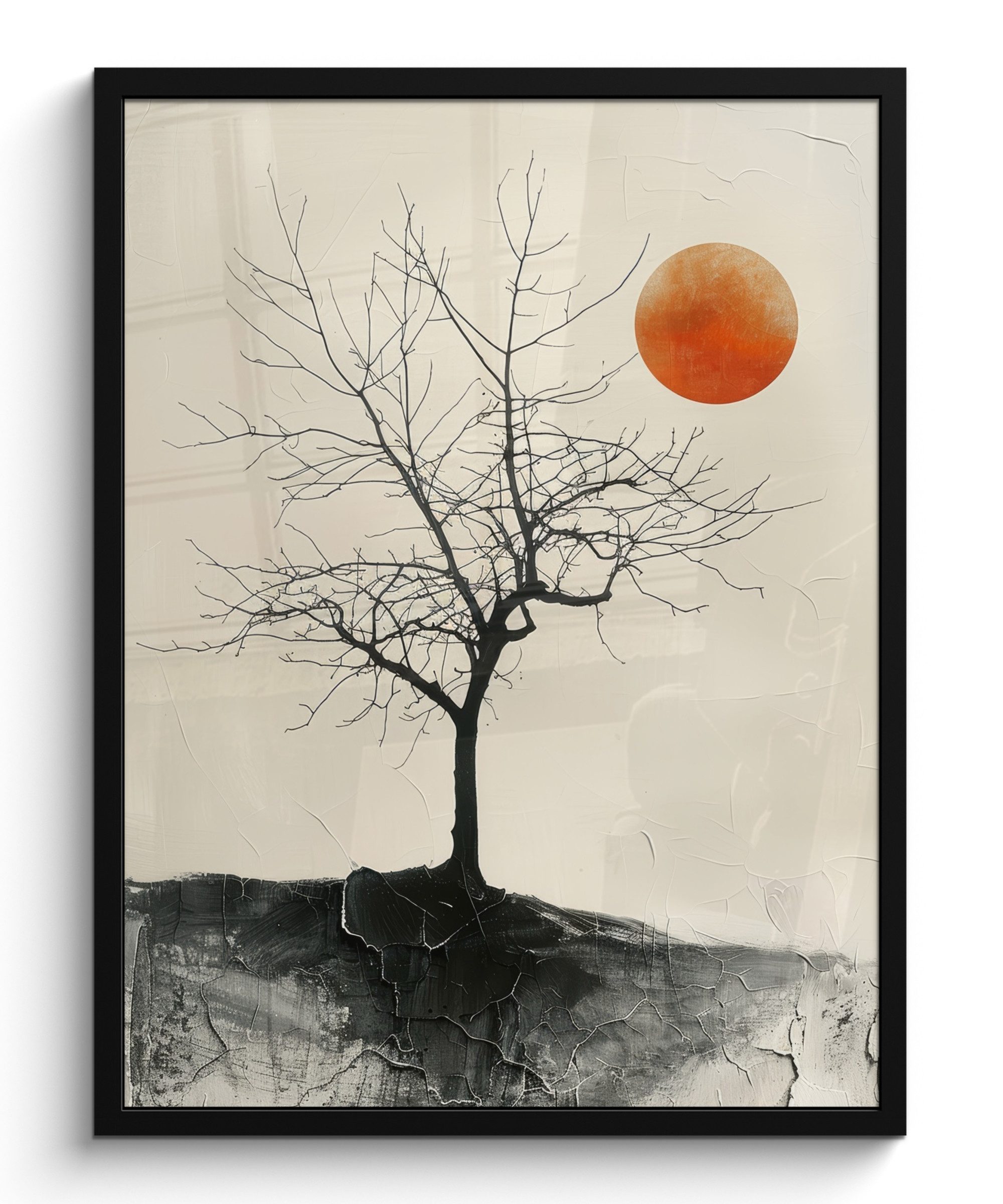 Poster Baum - Sonne - Modern - Landschaft