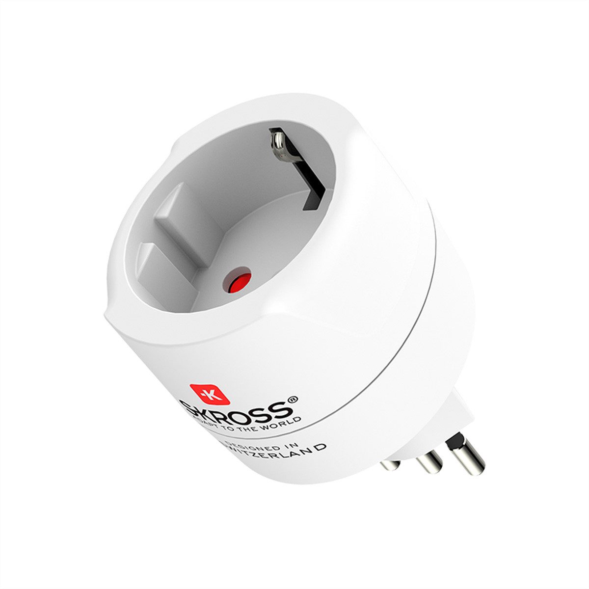 Europe to Switzerland + Italy + Brazil Reiseadapter Stromadapter
