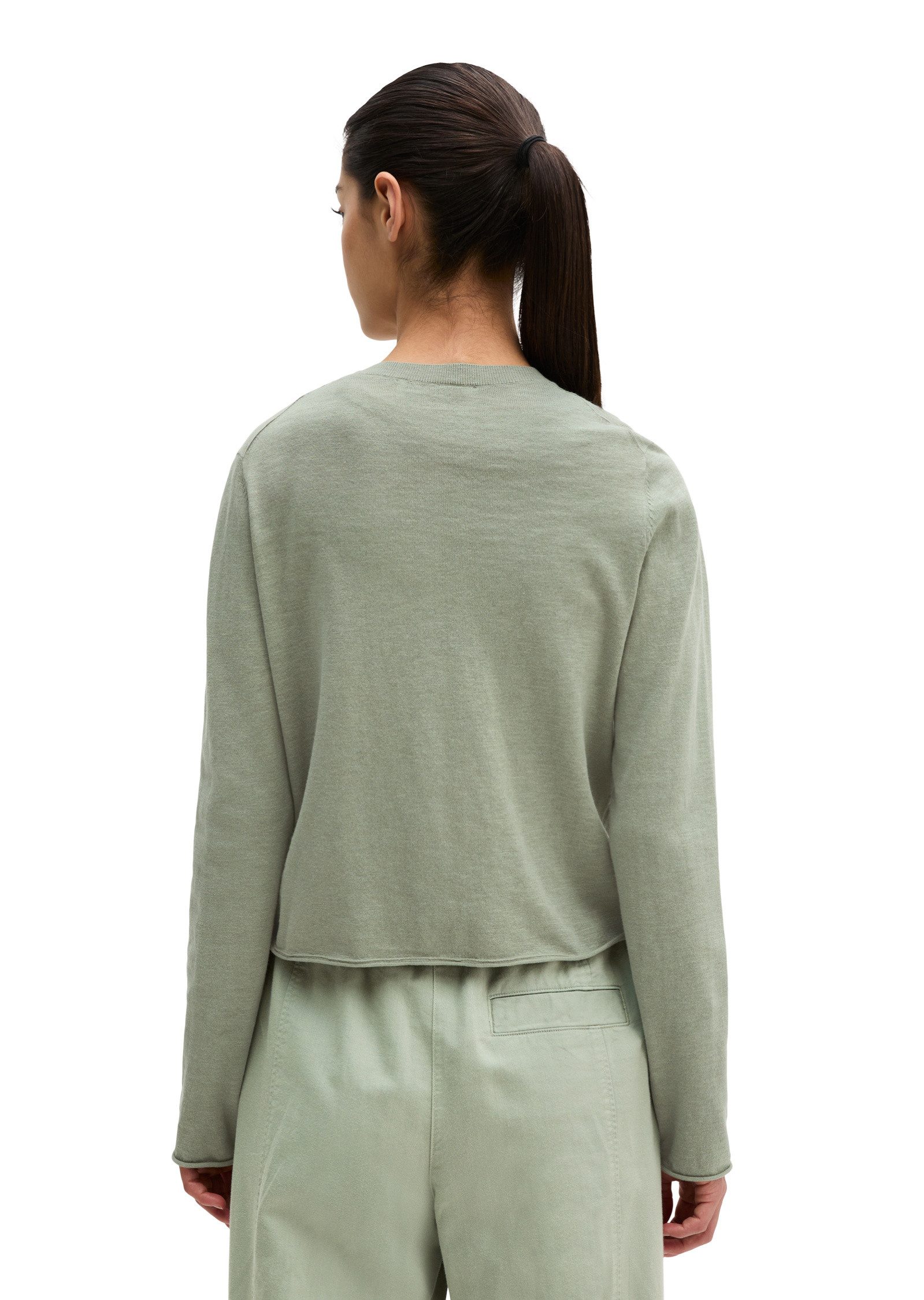 Marc O'Polo Cardigan aus Organic Cotton-Leinen-Mix