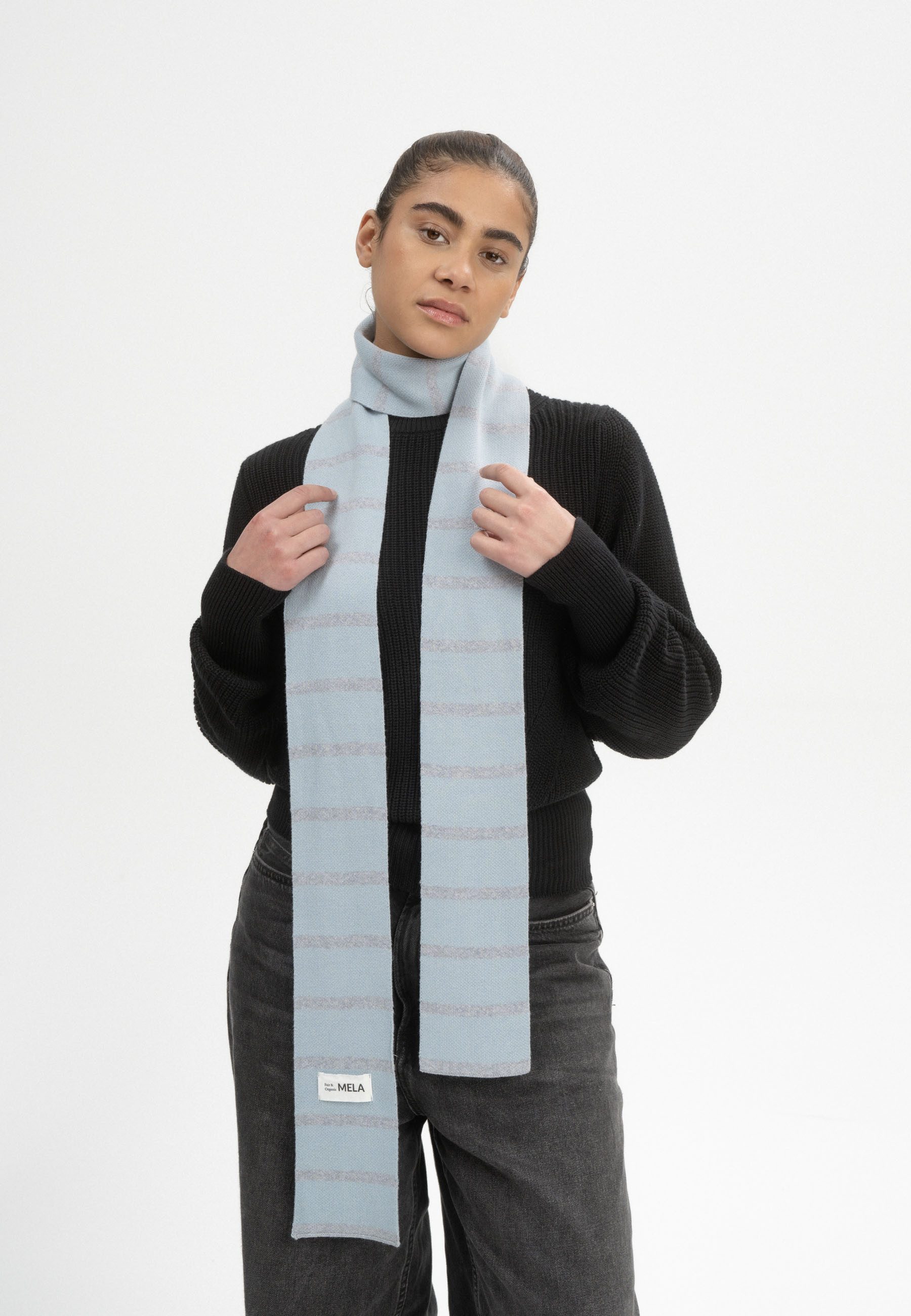 MELA Schal Unisex Schmaler Strickschal BANHI günstig online kaufen