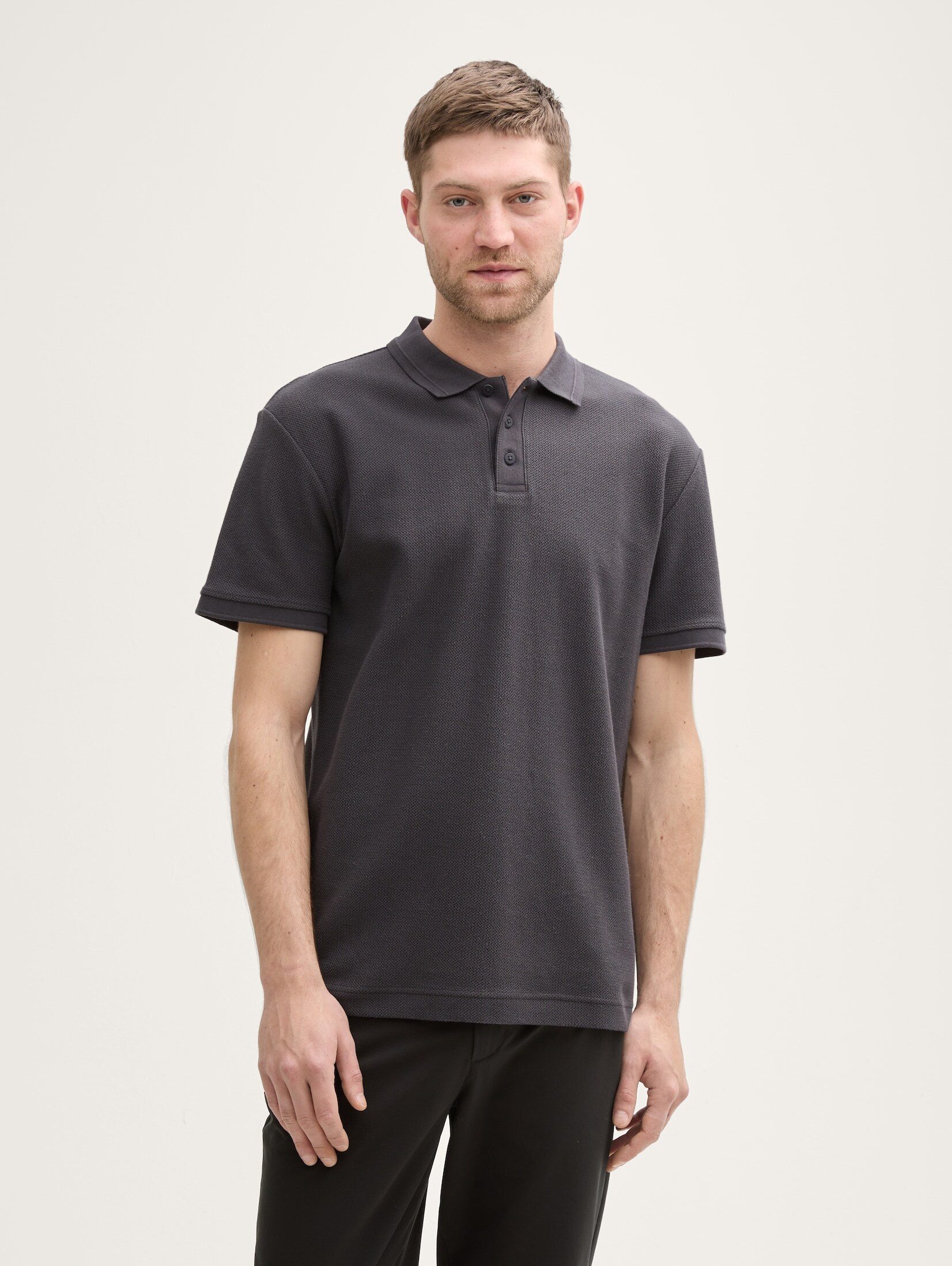 TOM TAILOR Poloshirt Poloshirts Jersey Poloshirt aus Baumwolle günstig online kaufen