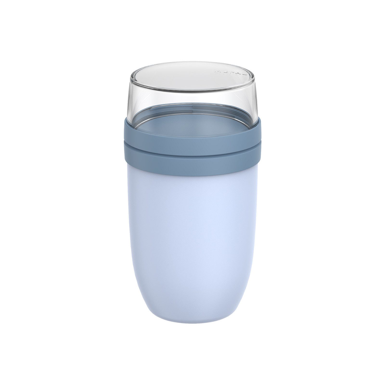 Mepal Lunchbox Ellipse Lunchpot XL 750 ml + 300 ml, Kunststoff, (1-tlg), Spülmaschinengeeignet, Mikrowellenfest