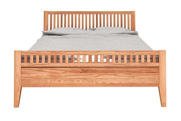 byoak Bett ODYS 180 x 220 aus Massivholz, mit Holzkopfteil, Naturgeölt