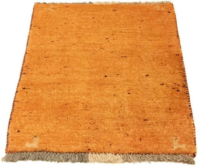 Wollteppich »Gabbeh Teppich handgeknüpft gold«, morgenland, rechteckig, Höhe 18 mm, handgeknüpft-Otto