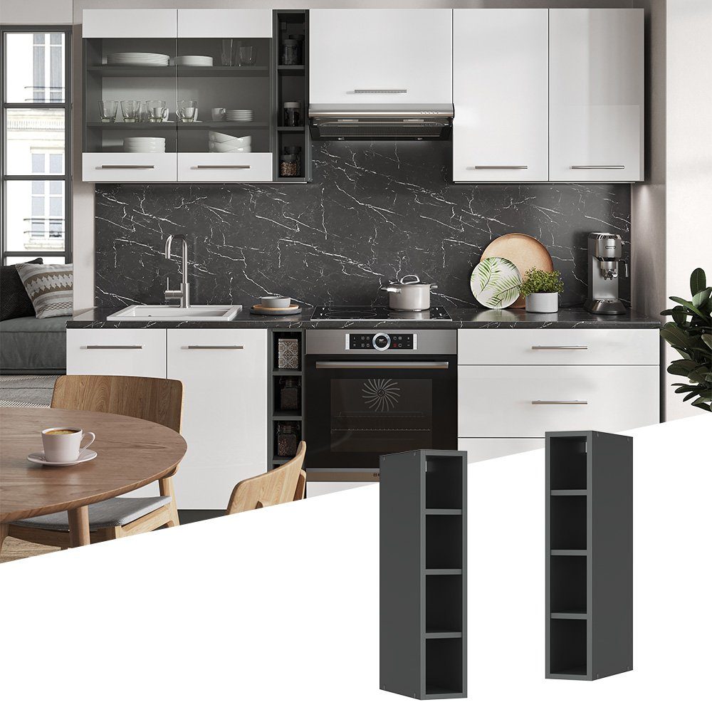 Vicco Hängeschrank Fame-Line, Anthrazit, 15 cm günstig online kaufen