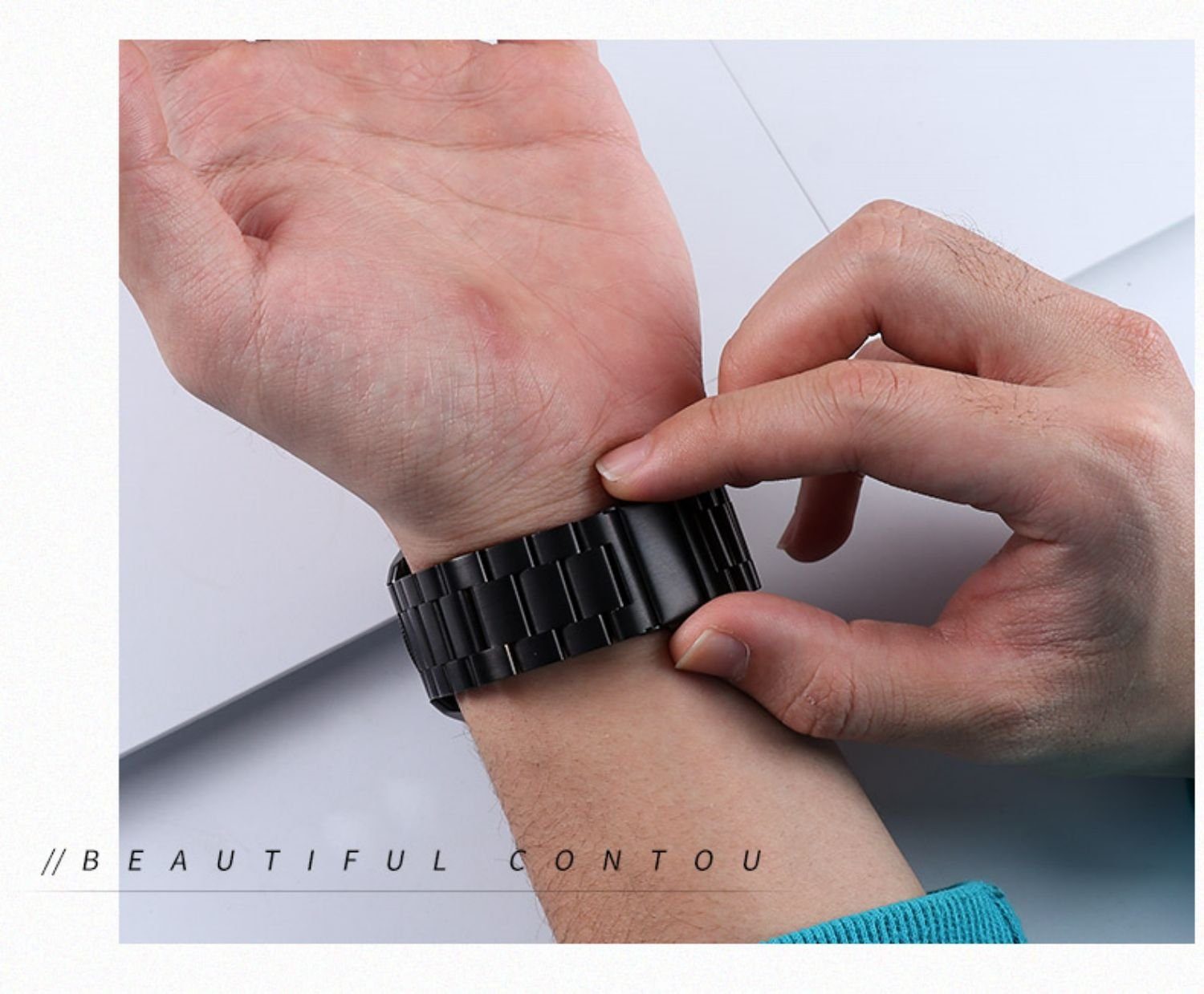 für GT2 Watch Schwarz Armband Kompatible Huawei 46mm Smartwatch-Armband Armband ELEKIN