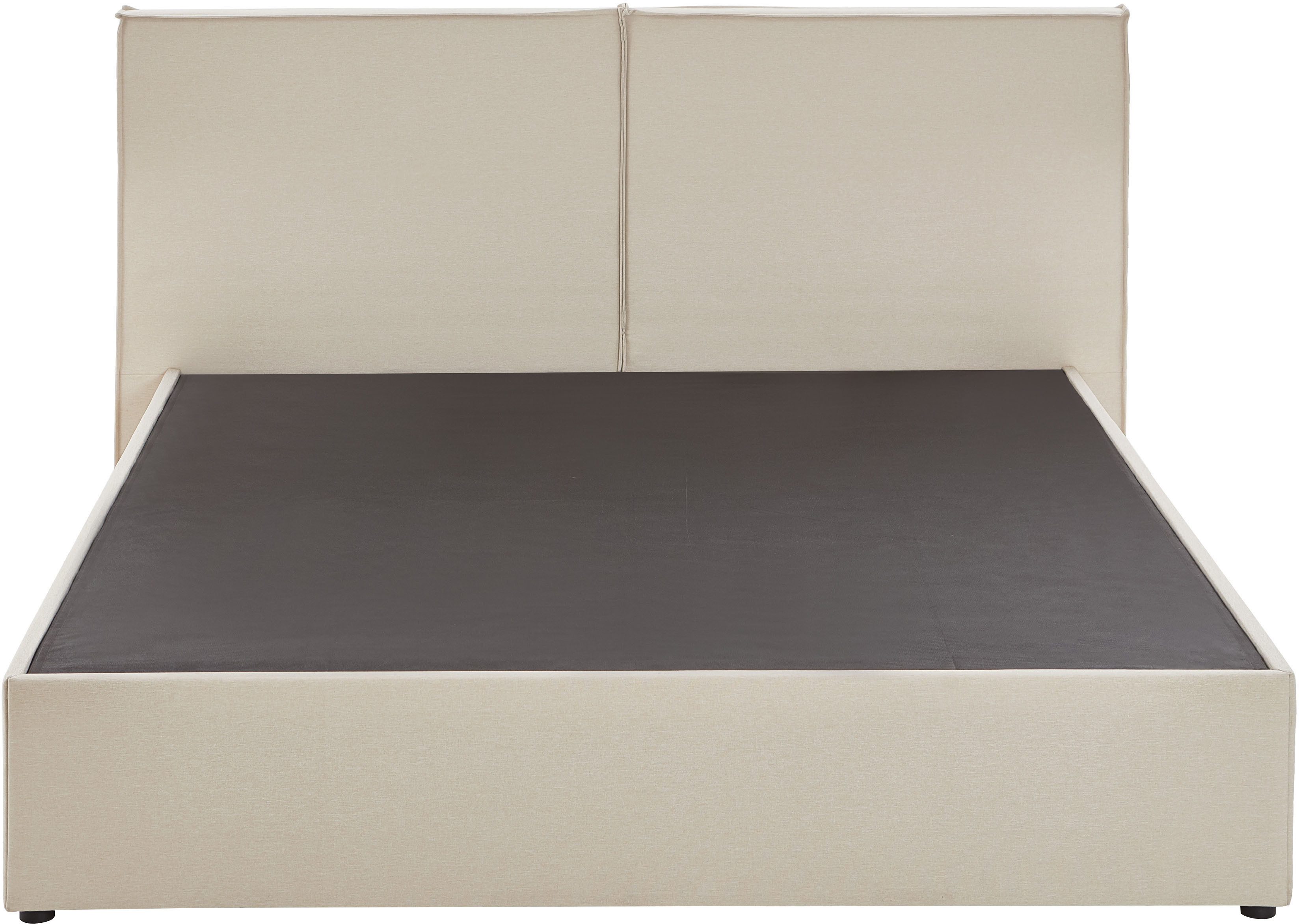 ATLANTIC home collection Boxbett NIKITA, bodentiefes Bett, wahlweise mit Matratze und Topper