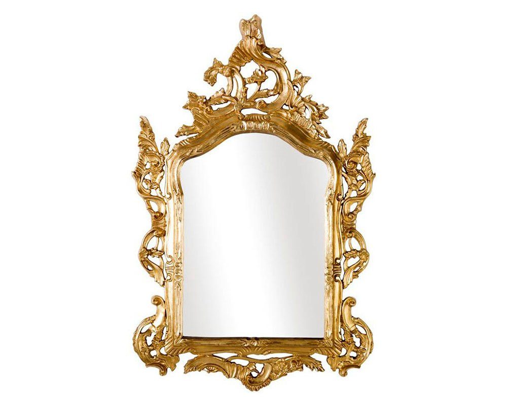 ASR Rahmendesign Barockspiegel Lichtenberg 82x128 cm – Blattgold, handgefertigt