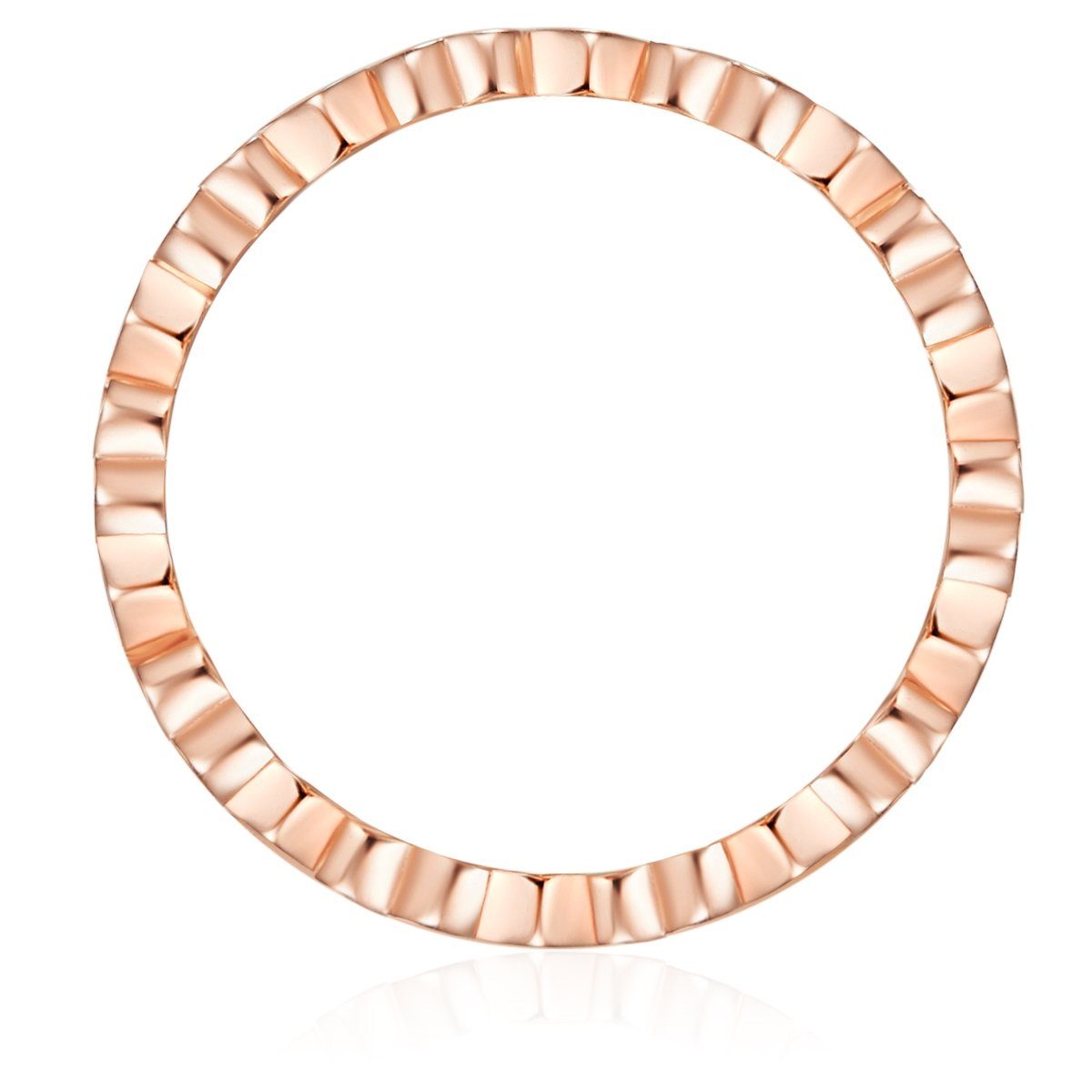 Lulu & Jane Silberring Herz roségold, Sterling Silber – Bild 3 von 4
