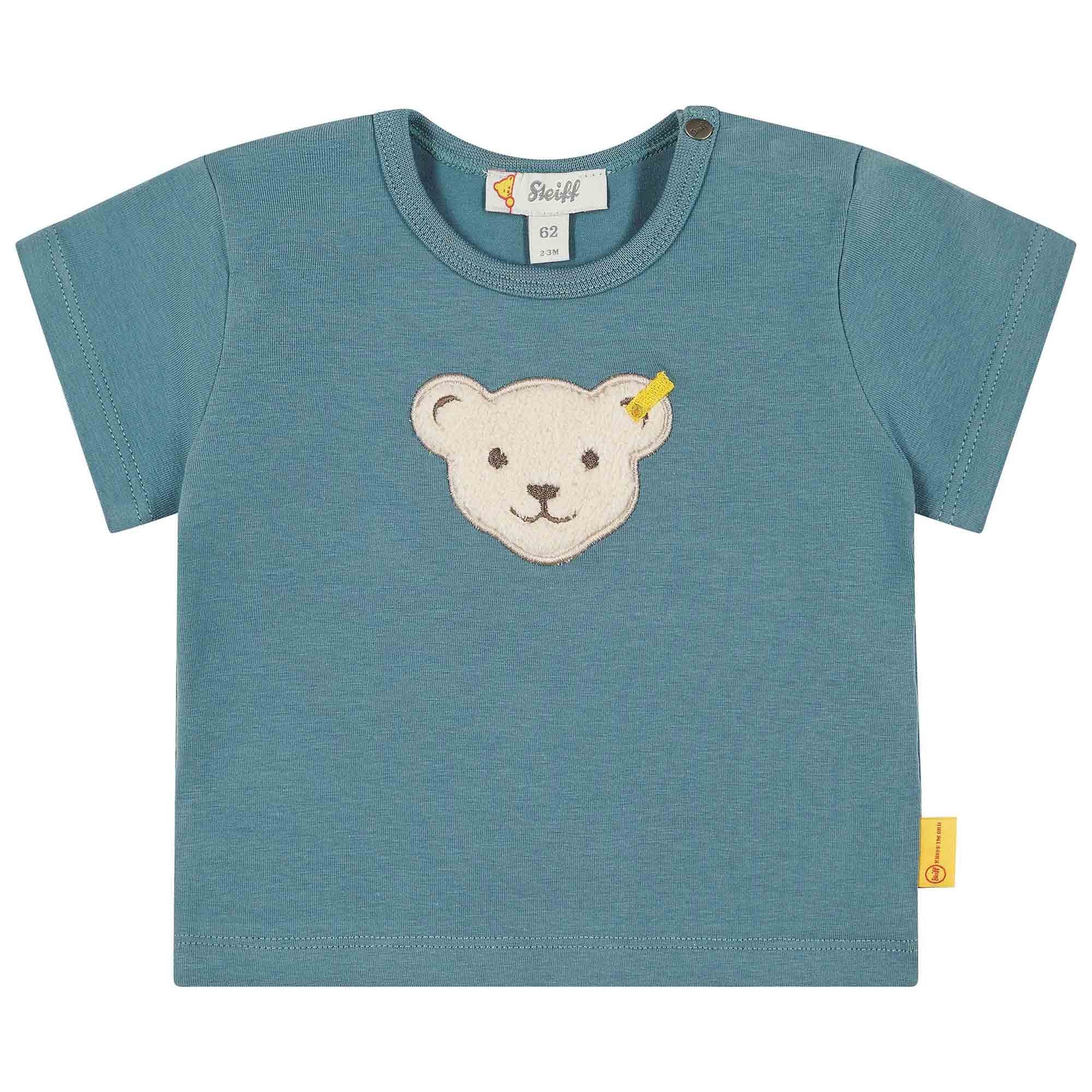 Steiff Langarmshirt Unisex T-Shirt 1er Pack Baumwolle (Packung, 1er Pack)