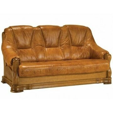 JVmoebel Sofa Wohnzimmer sofagarnitur Couch Polster Sofa 100% Echtes Leder, Made in Europe