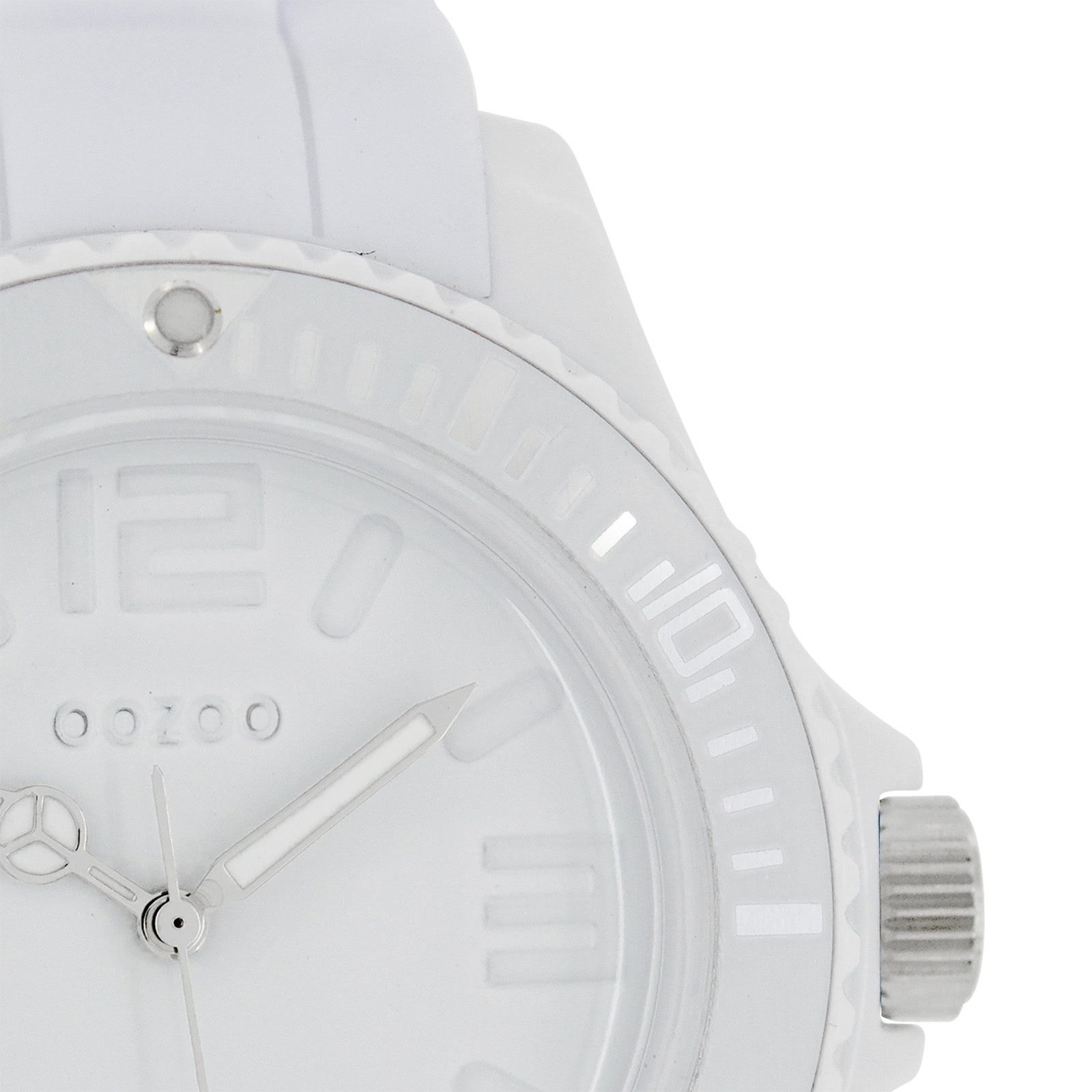OOZOO Quarzuhr Oozoo Damen Armbanduhr Timepieces Analog, (Analoguhr), Damenuhr rund, groß (ca. 43mm) Silikonarmband, Fashion-Style