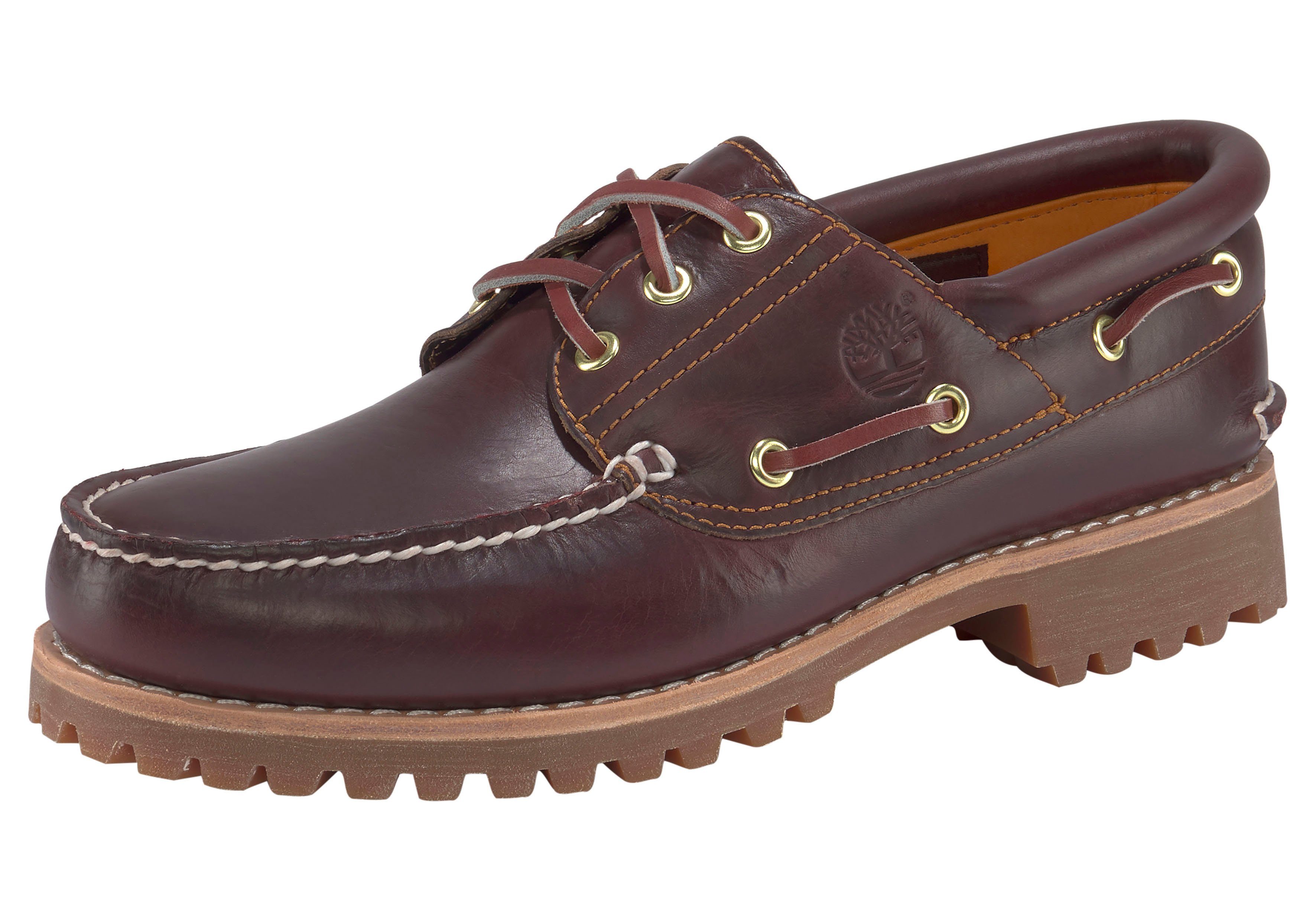 timberland 3 eye padded collar