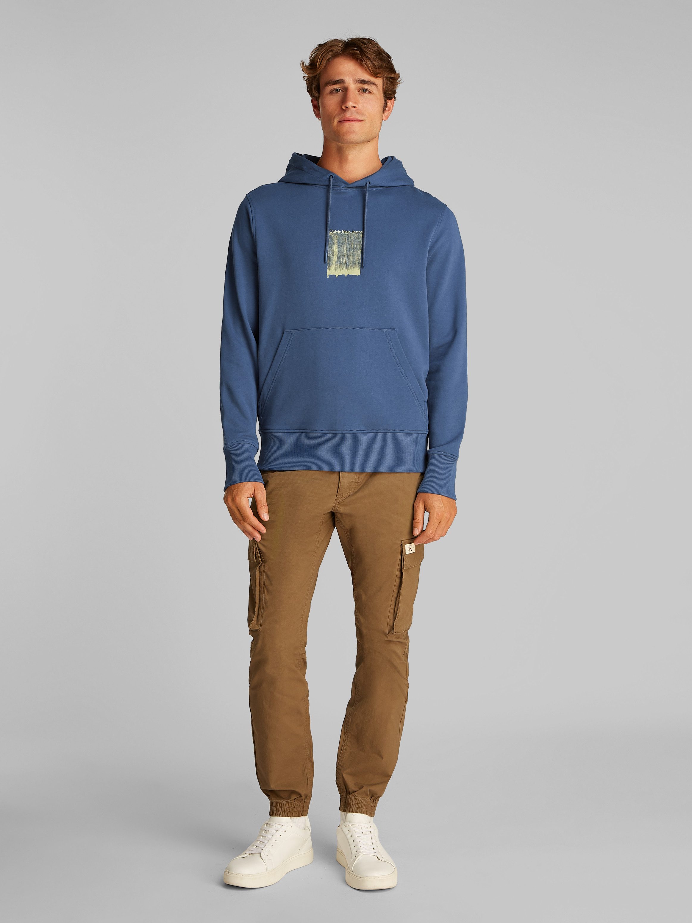 Calvin Klein Jeans Hoodie BRUSH STROKE GRAPHIC HOODIE mit Logodruck