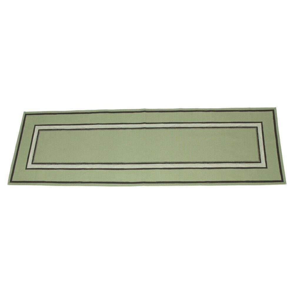 Home-trends24.de Tischläufer Grün Tischläufer Tischdecke Modern Tischdeko Tischset Baumwolle