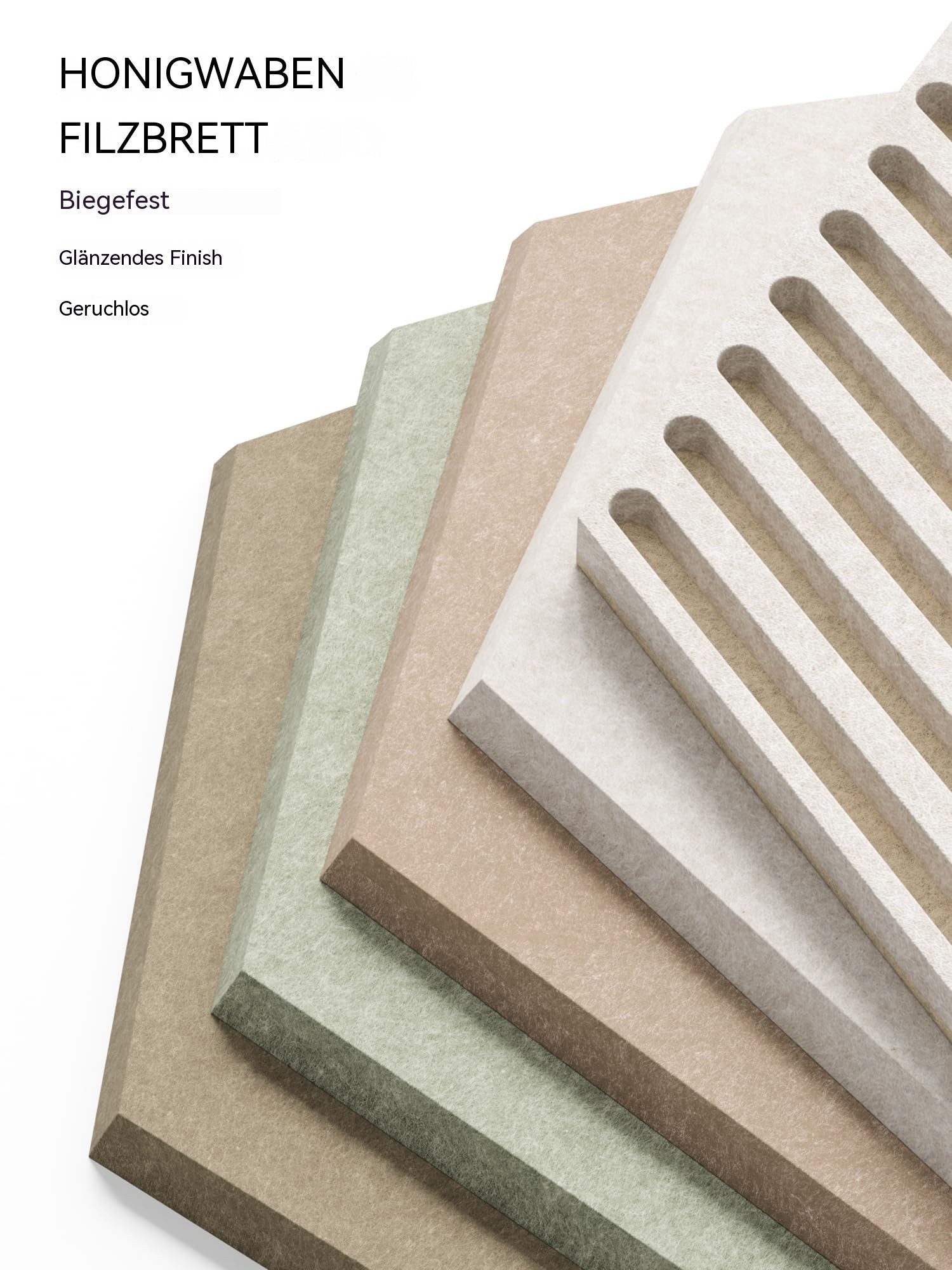 Agger Pinnwand Korktafel Memoboard Pinnwand Filz Pinnwand Sechseckig,10 Stück, Filz-Pinnwand-Set, inklusive 30 Reißzwecken und 50 Klebeetiketten.
