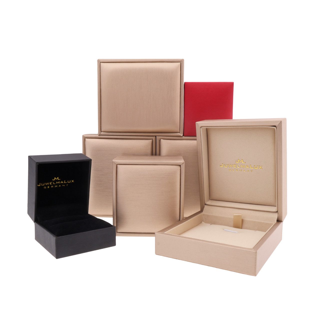 JuwelmaLux Taschenuhrenkette Taschenuhrkette Figaro Roségold plattiert JL31-09-0025