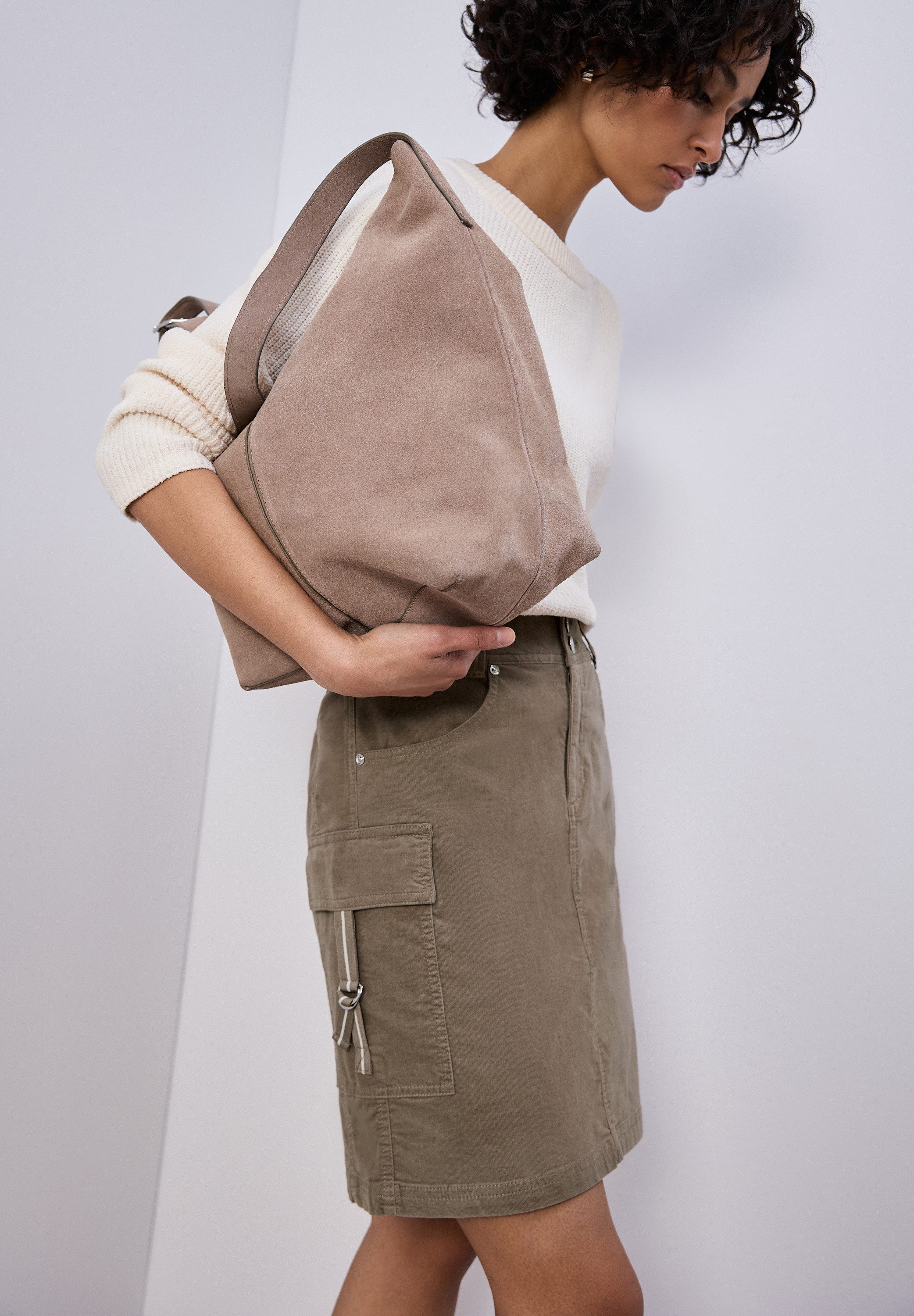 STREET ONE Cargorock in Cord-Qualität