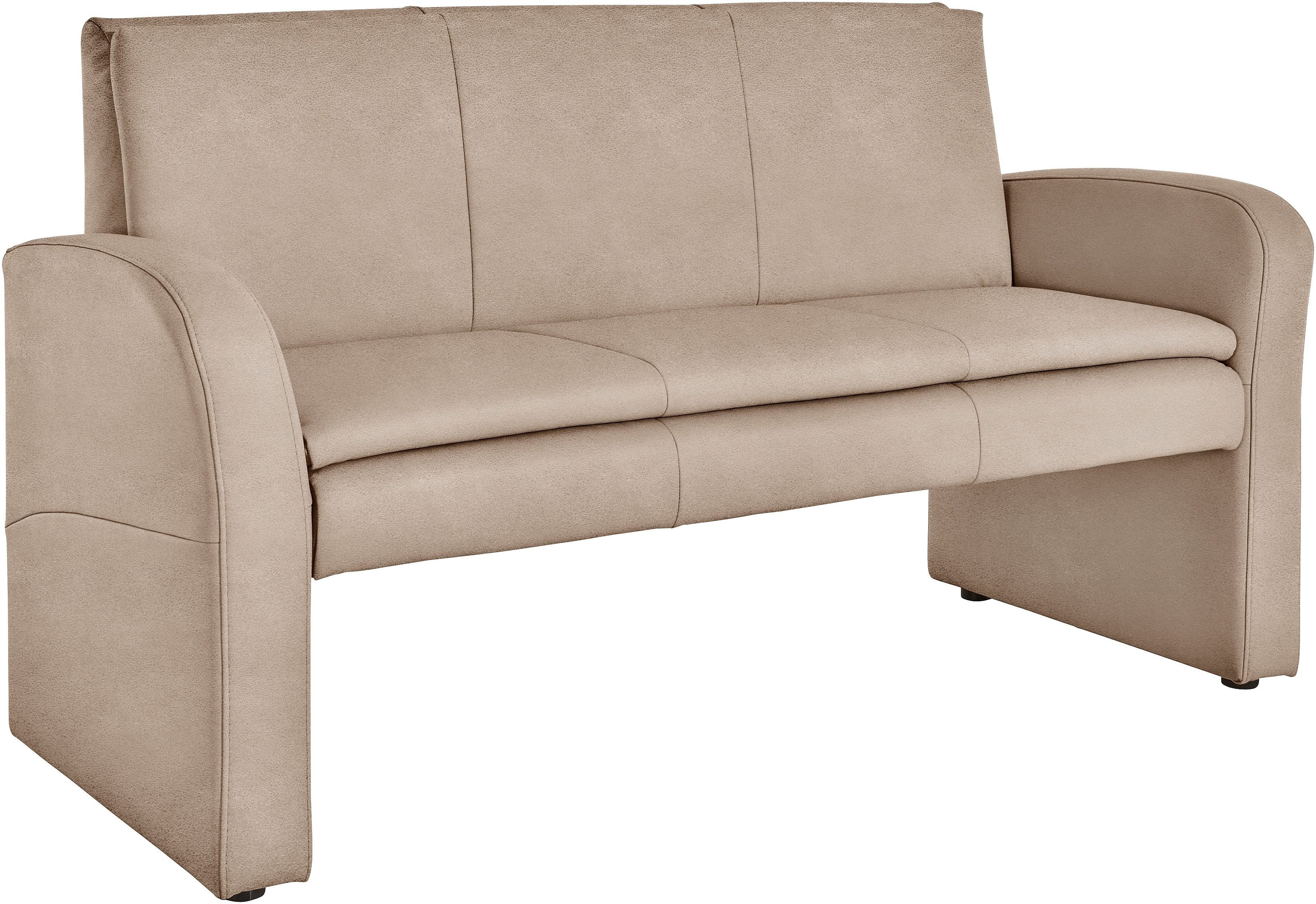 exxpo - sofa fashion Polsterbank Cortado, elegant und zeitlos, bequem, hohe Bodenfreiheit, schöne Detailverarbeitung, wahlweise Lederbezug