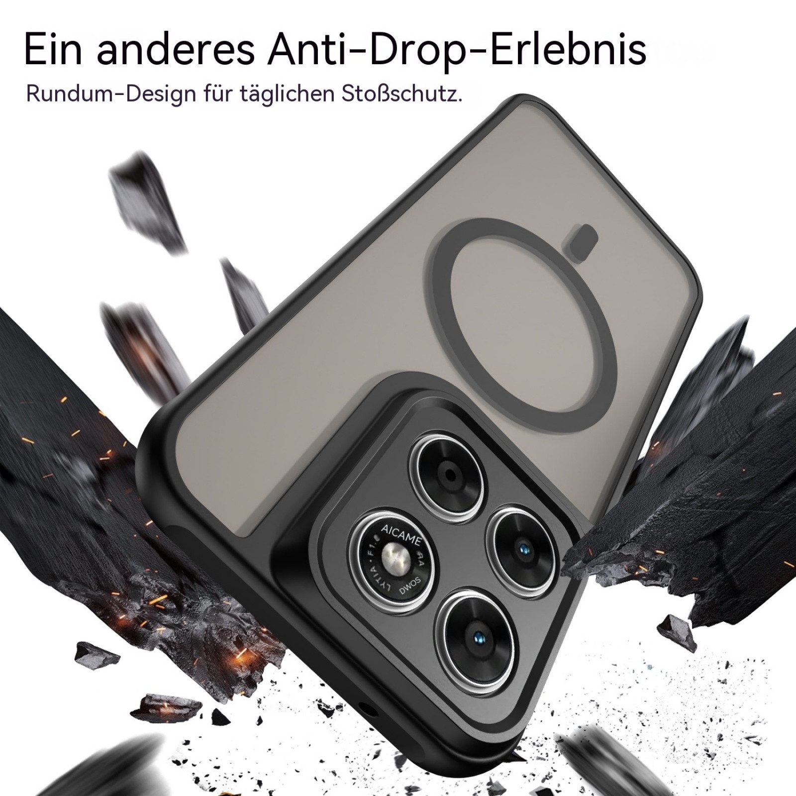 betterfon Handyhülle für Motorola Modelle,Magsafe Hülle Magnet Case, Magnetisches Laden, kompatibel mit kabellosem Ladezubehör – Bild 4 von 5