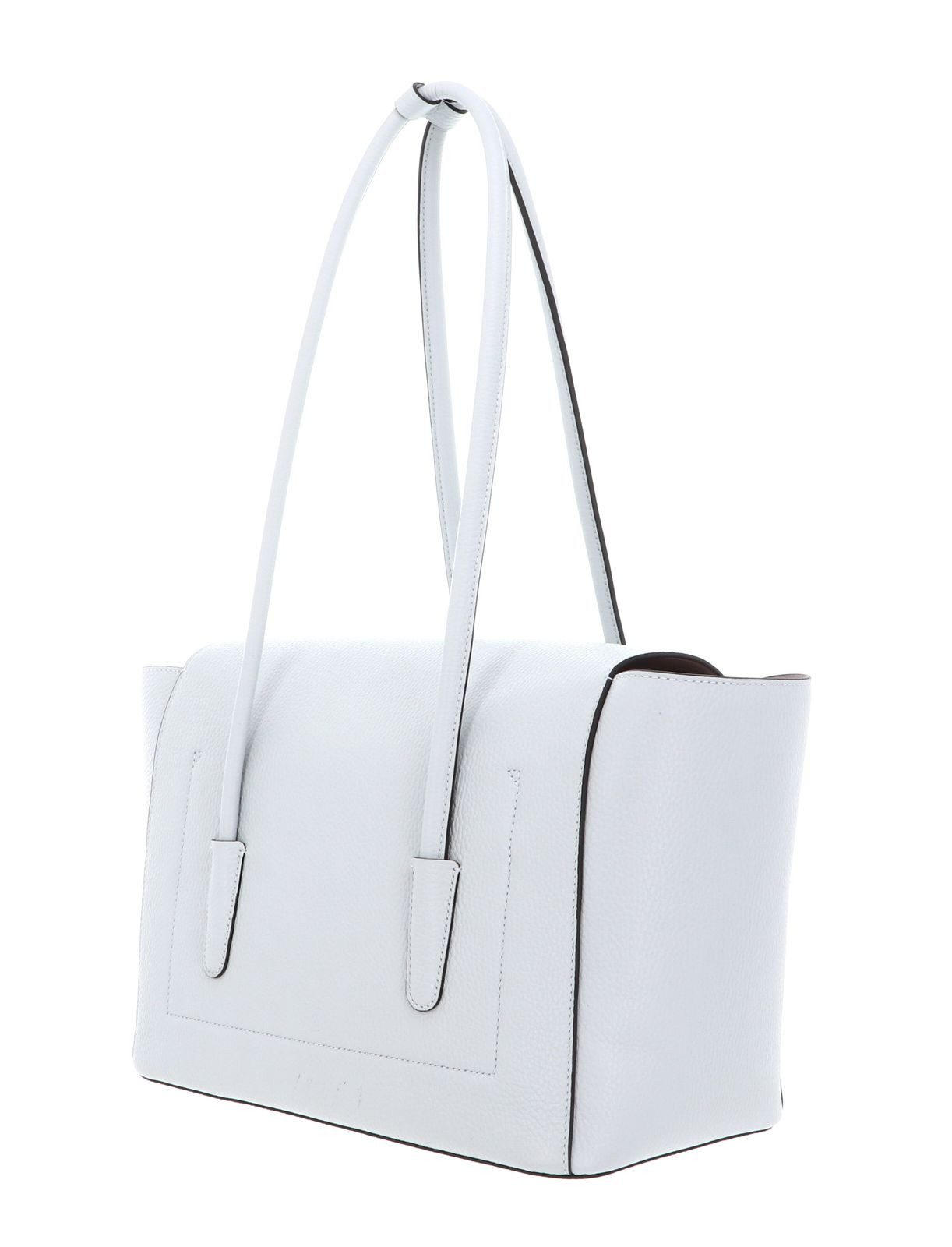 COCCINELLE Shopper Grained Leather Handbag (Set, 2-tlg), aus echtem Rindsleder