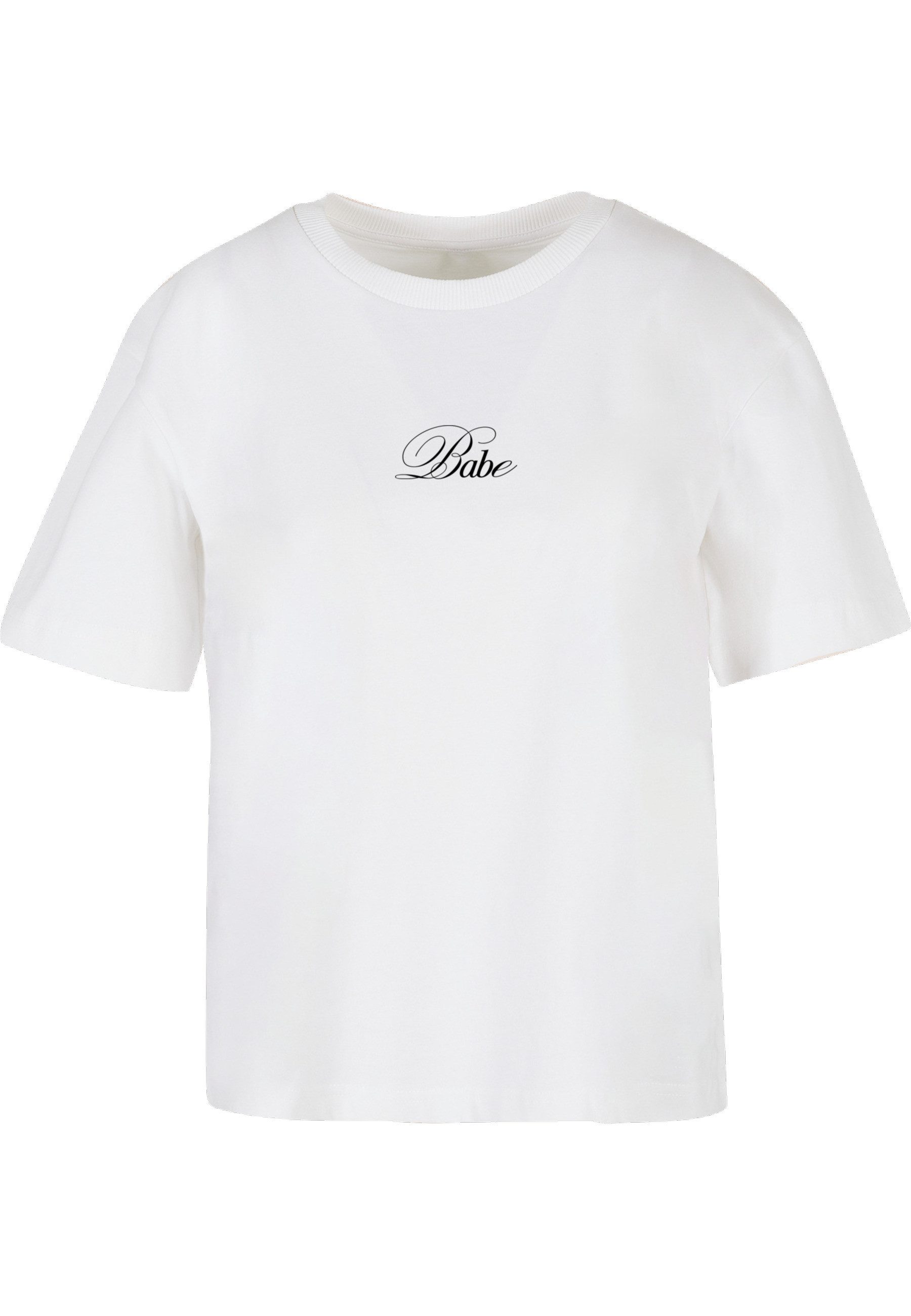 T-Shirt Miss Tee Babe Wording Tee