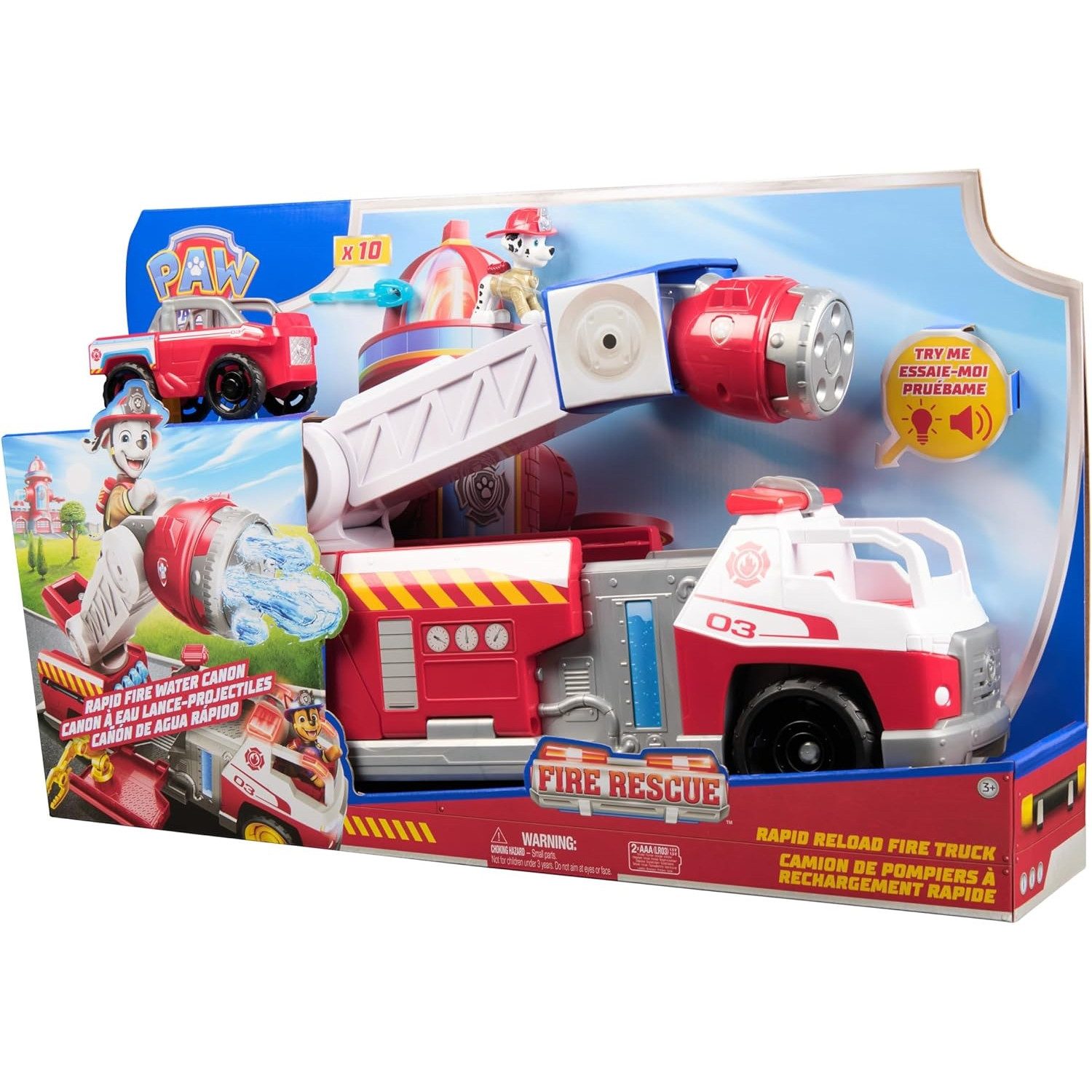 Spin Master Spielzeug-Feuerwehr 6072600 PAW Patrol - Fire Rescue - Deluxe Feuerwehr