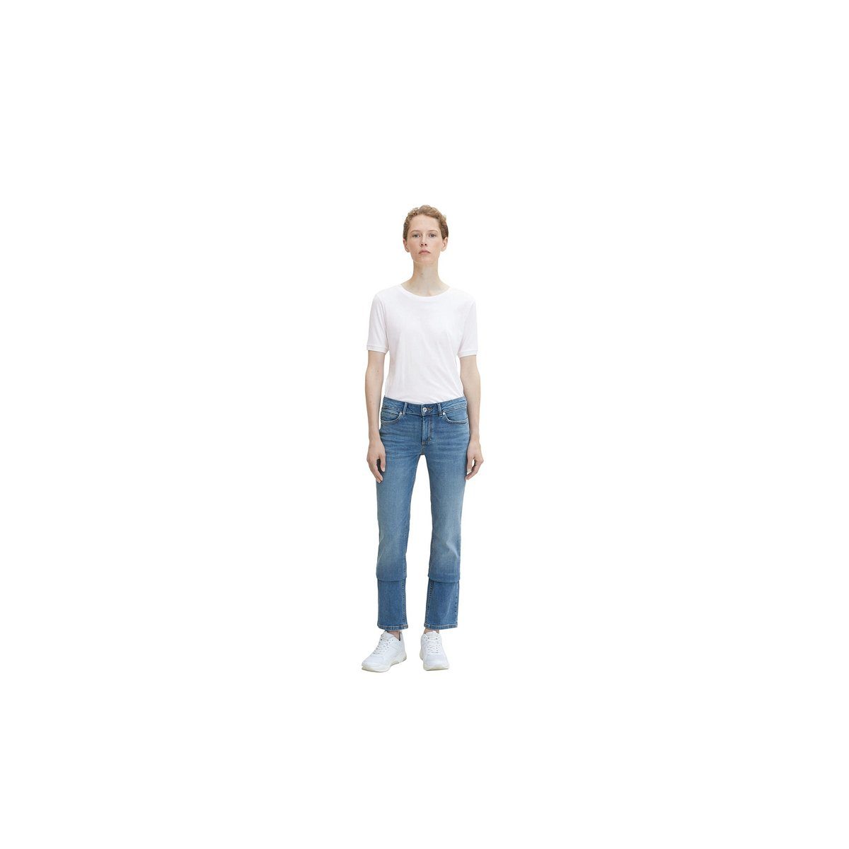 TOM TAILOR 5-Pocket-Jeans grau (1-tlg)