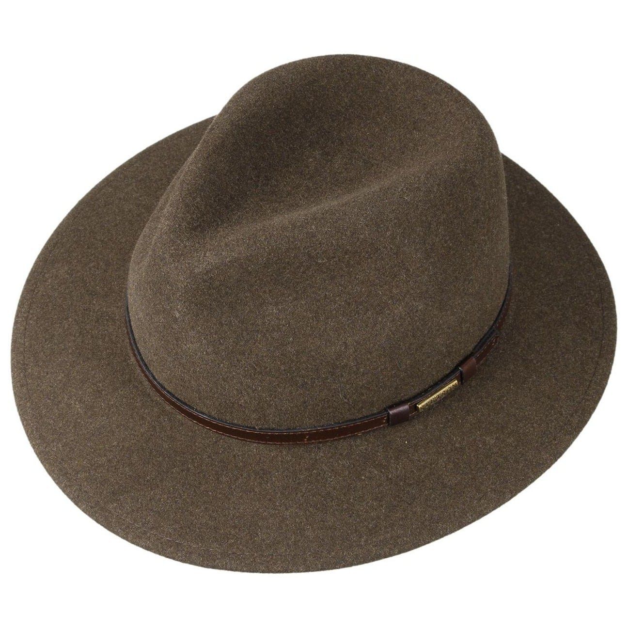 Stetson Filzhut (1-St) Outdoorhut mit Made in USA Lederband, braun