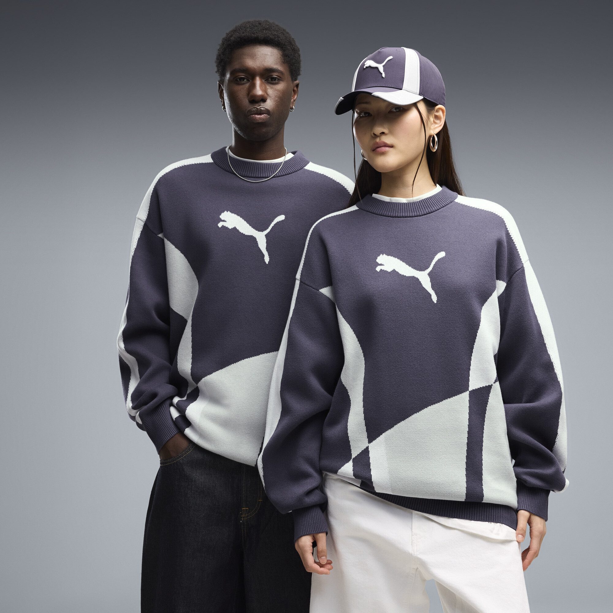 PUMA Strickjacke T7 Relaxed Strickpullover Erwachsene
