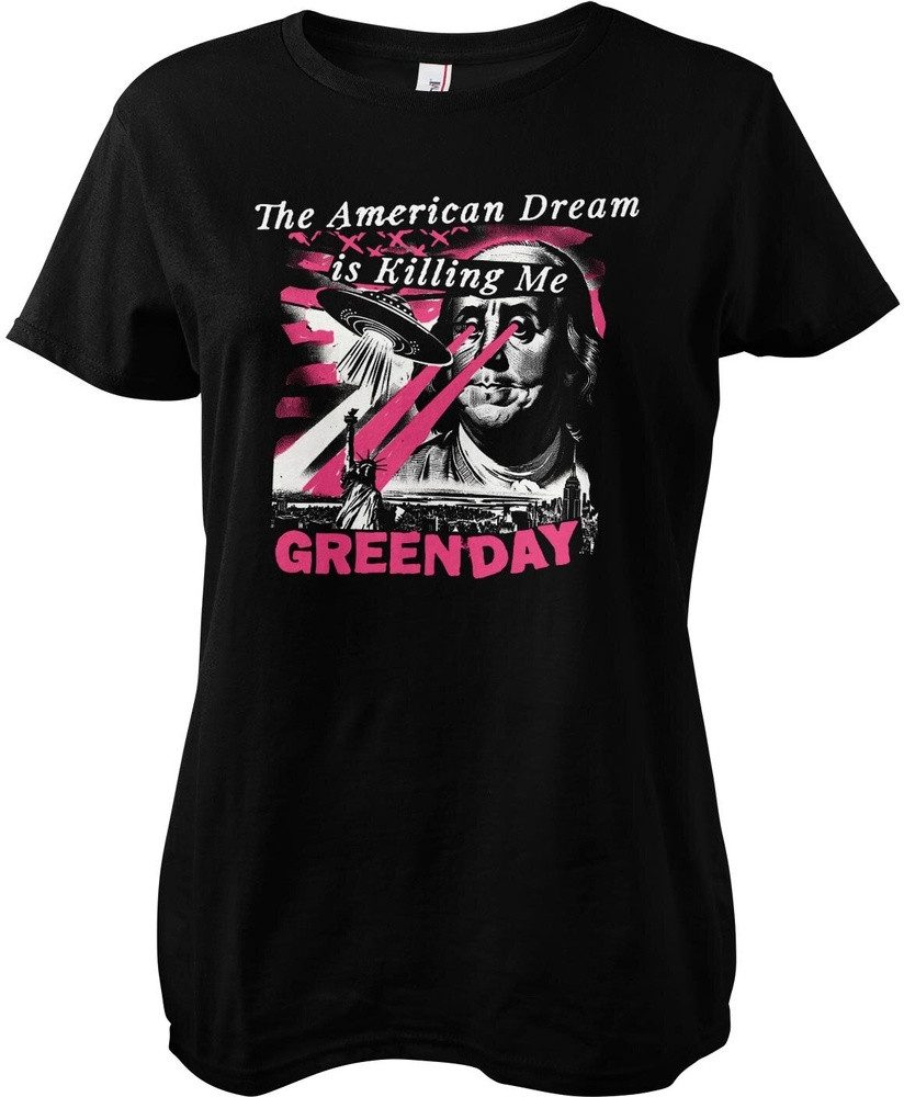 Green Day T-Shirt Abduction Girly Tee