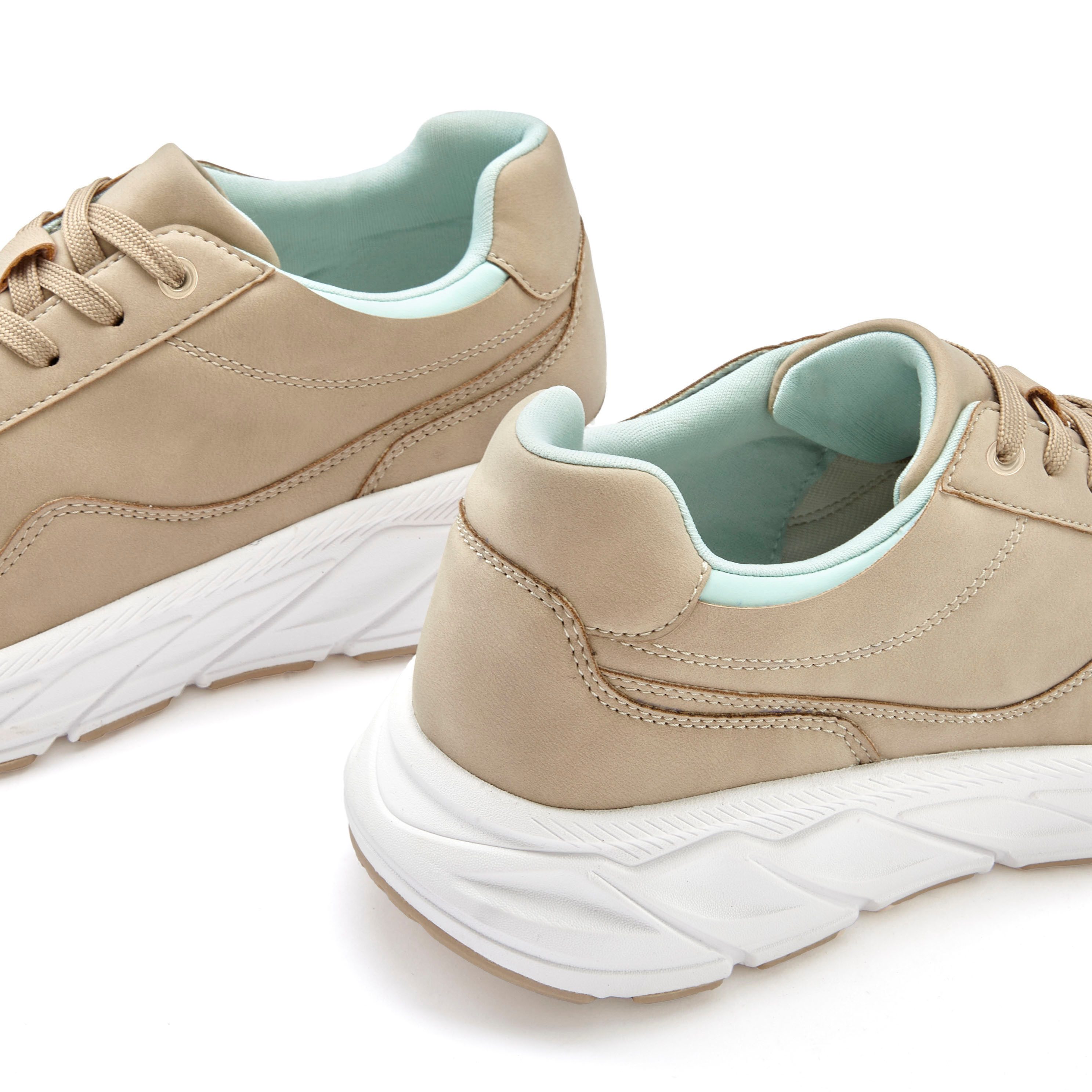 John Devin Schnürschuh, Freizeitschuh, Schnürhalbschuh, Halbschuh, Turnschuh Sneaker mit kontrastfarbenem Innenfutter Unisex VEGAN
