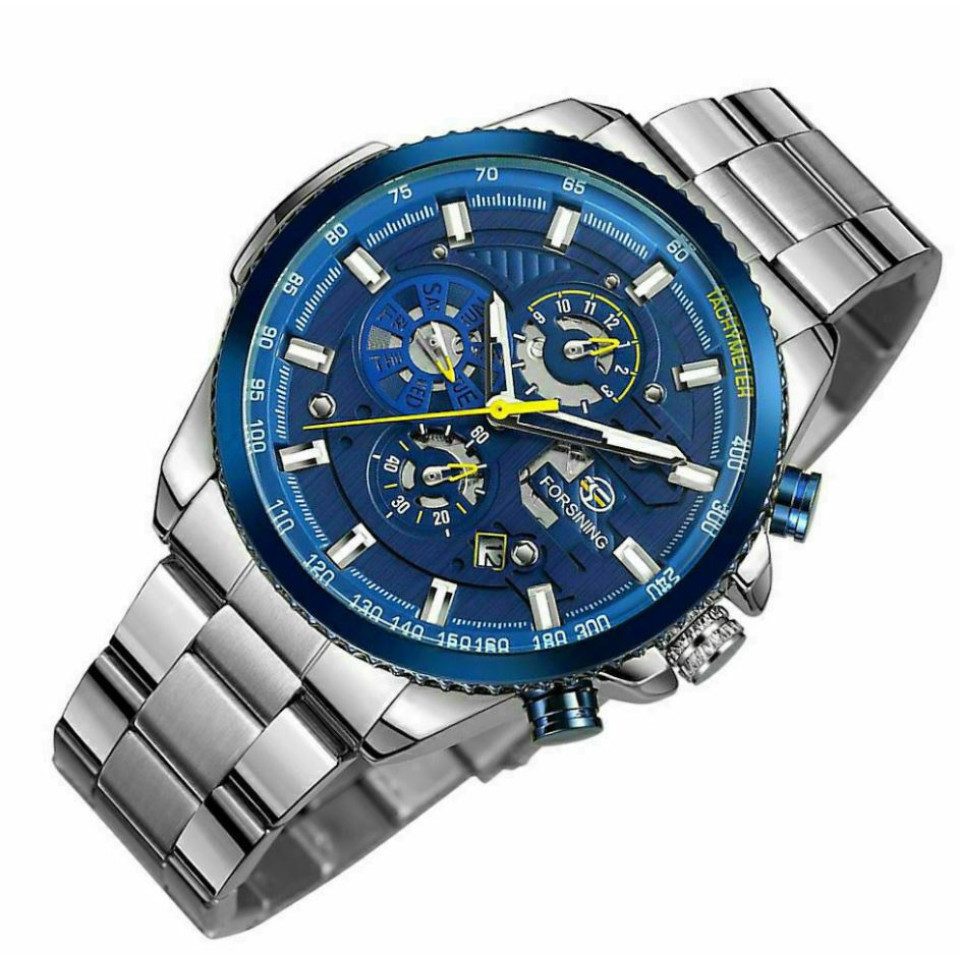 Rötting Design Automatikuhr Herrenuhr Automatikuhr Marke Forsining blaues Z günstig online kaufen