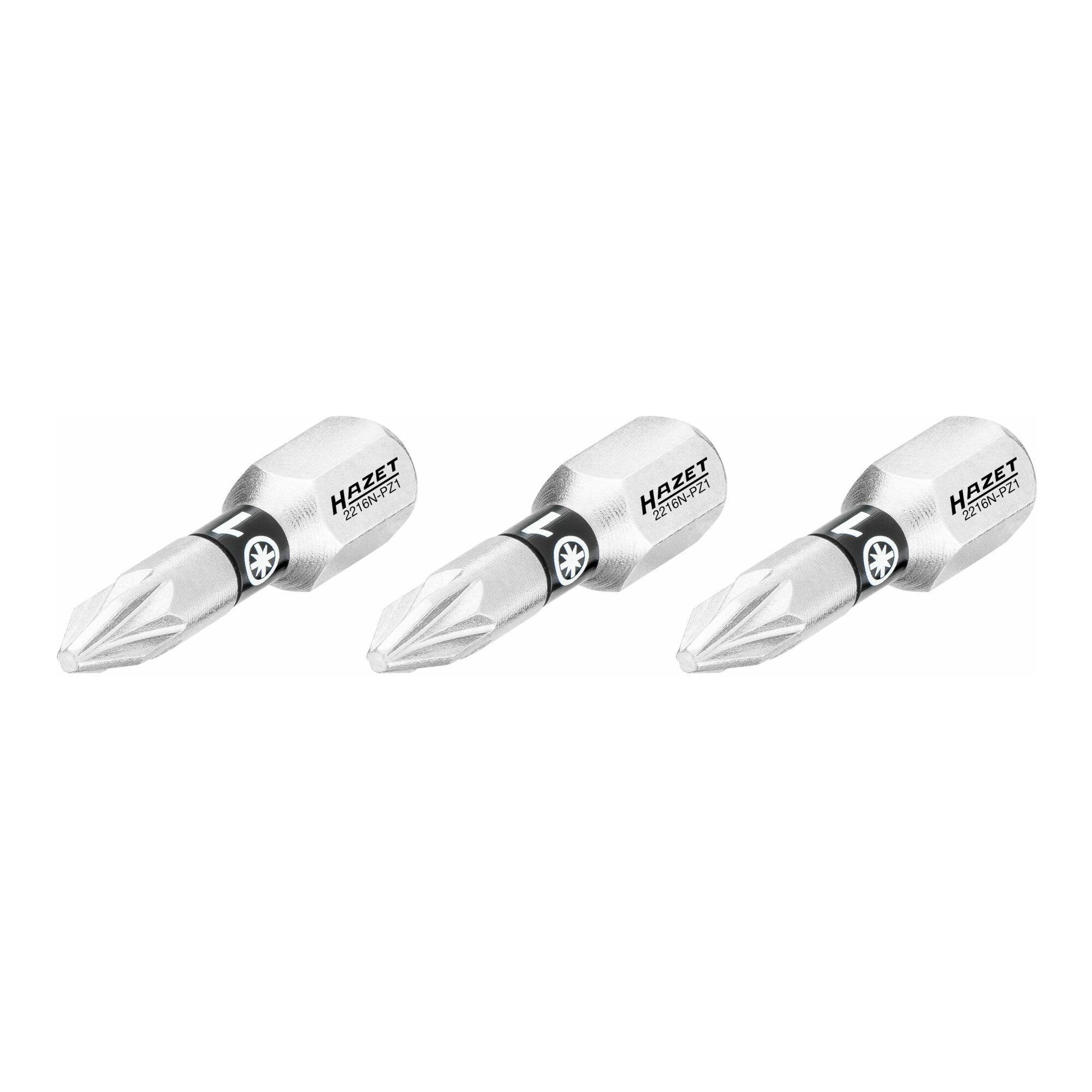HAZET Bit-Set HAZET Bit 2216N-PZ1/3, Sechskant massiv 6,3 (1/4 Zoll), Pozidriv Profi