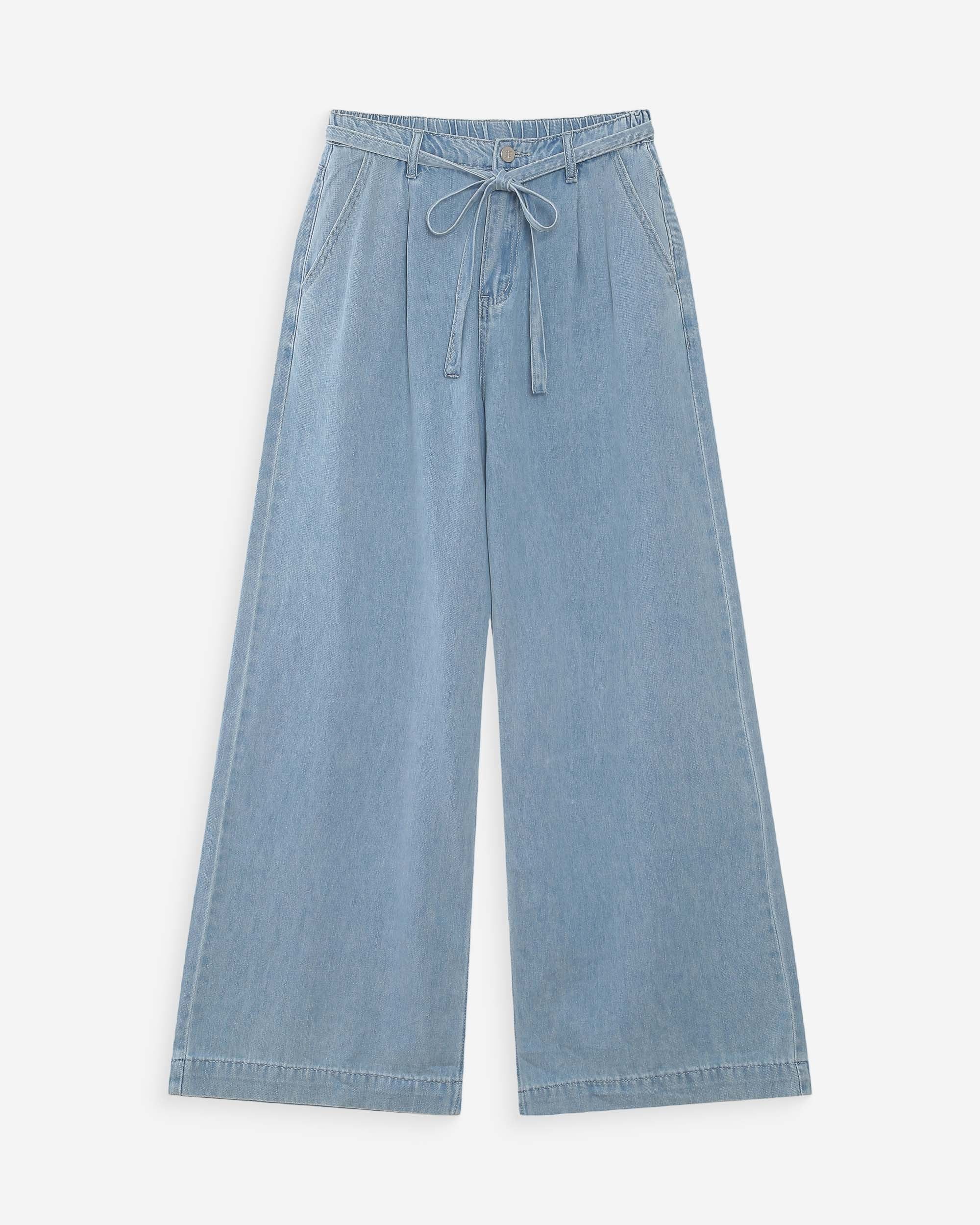 Grace & Mila Weite Jeans BAGGY HOSE TAILLE ELASTIQUE POMPOM - Baggyjeans - günstig online kaufen