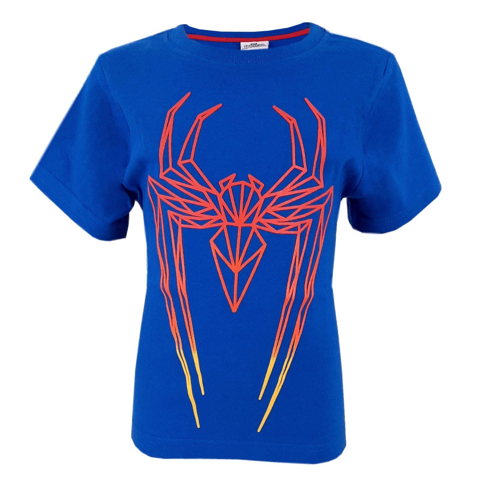 Marvel 100% 134, Kinder T-Shirt bis MARVEL Gr. Spiderman 104 Jungen baumwolle Shirt