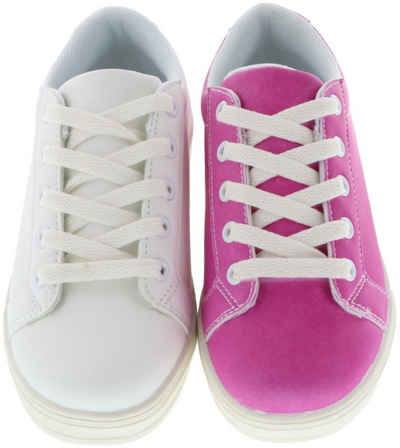 Schuhe-Trentasette 22-25071 White-Pink Schnürschuh